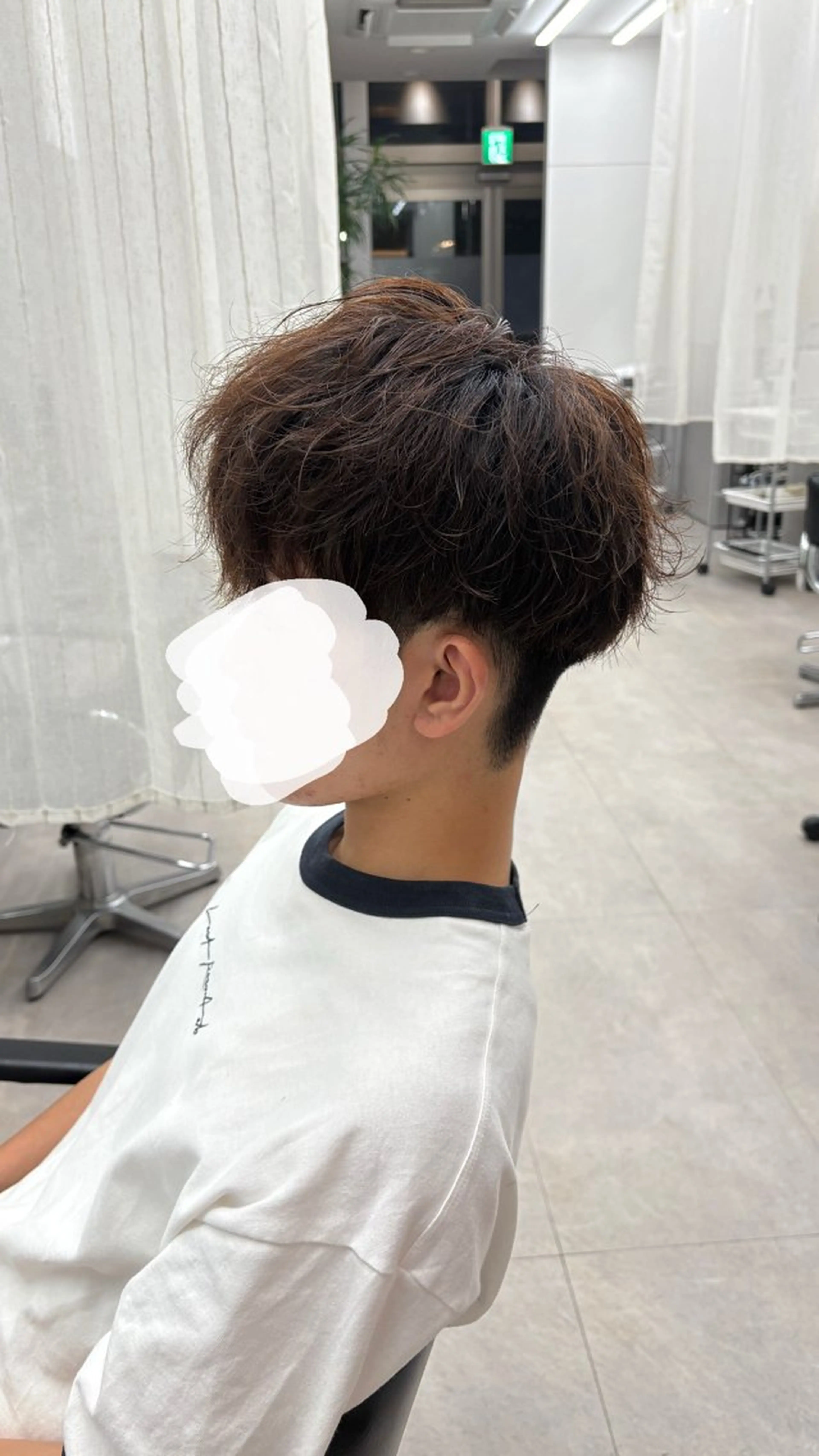 men'sカット➕パーマの写真
