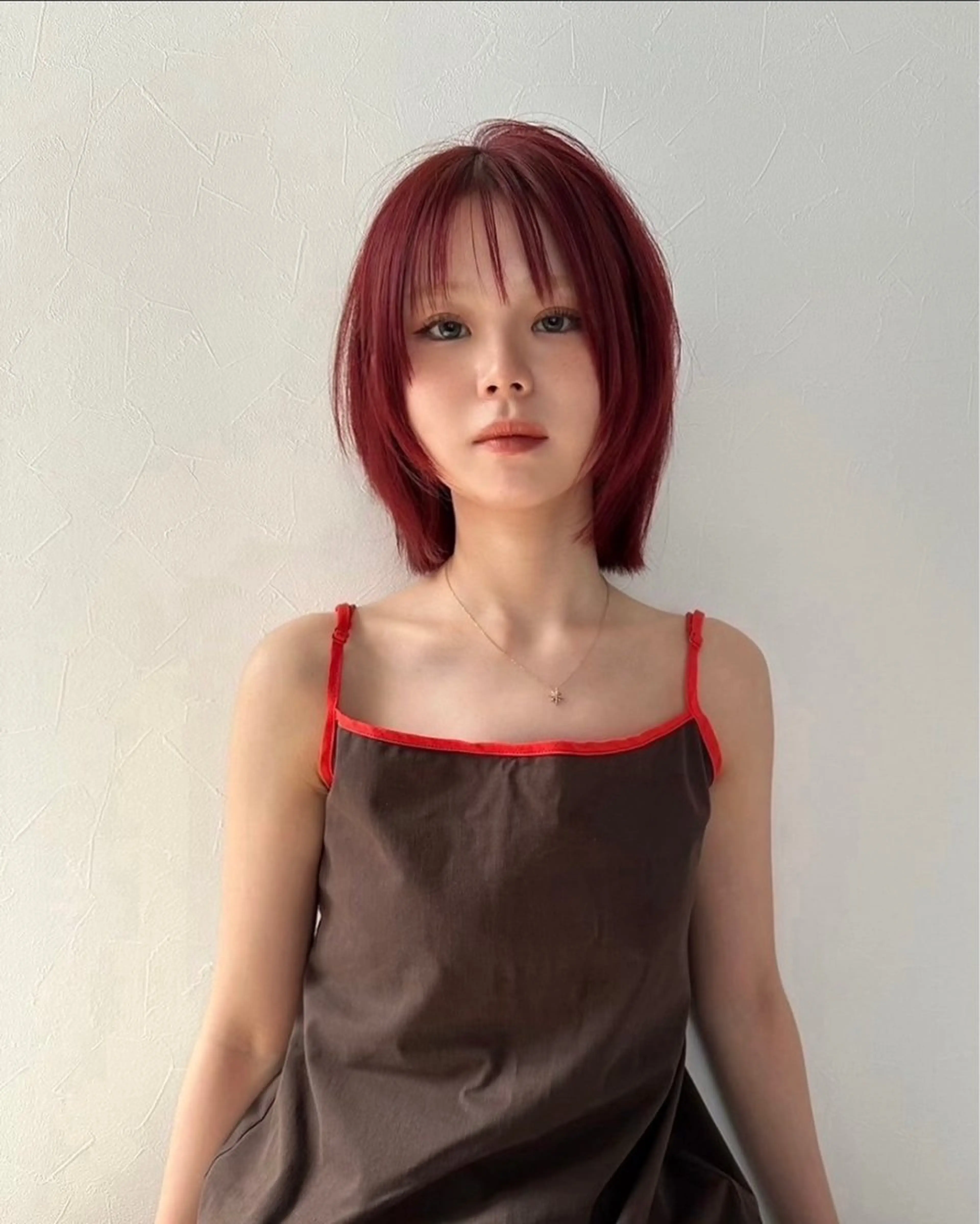 ミディアム ヘアカラー cope'u みゆのヘアスタイル