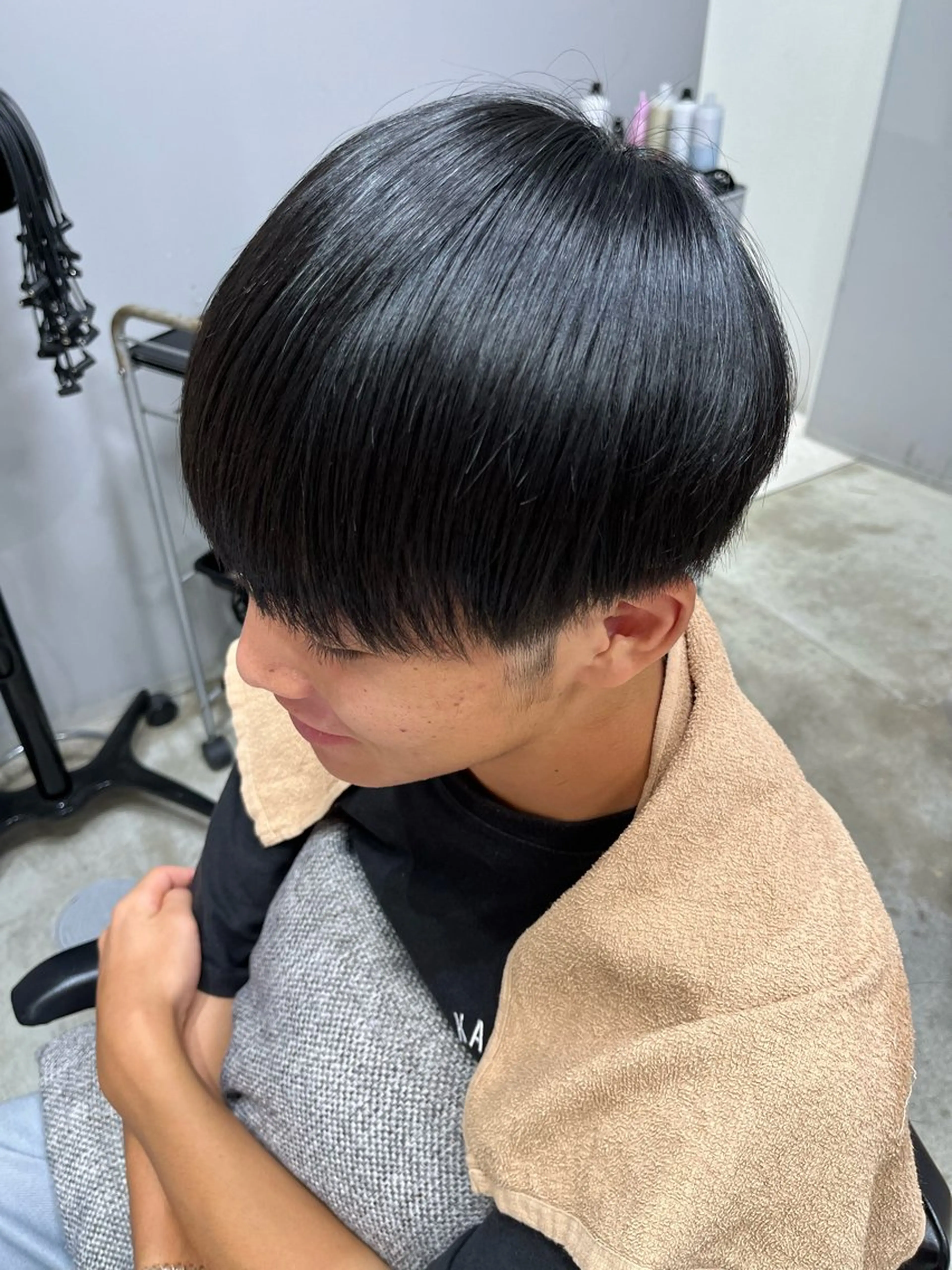 カット＋縮毛矯正の写真