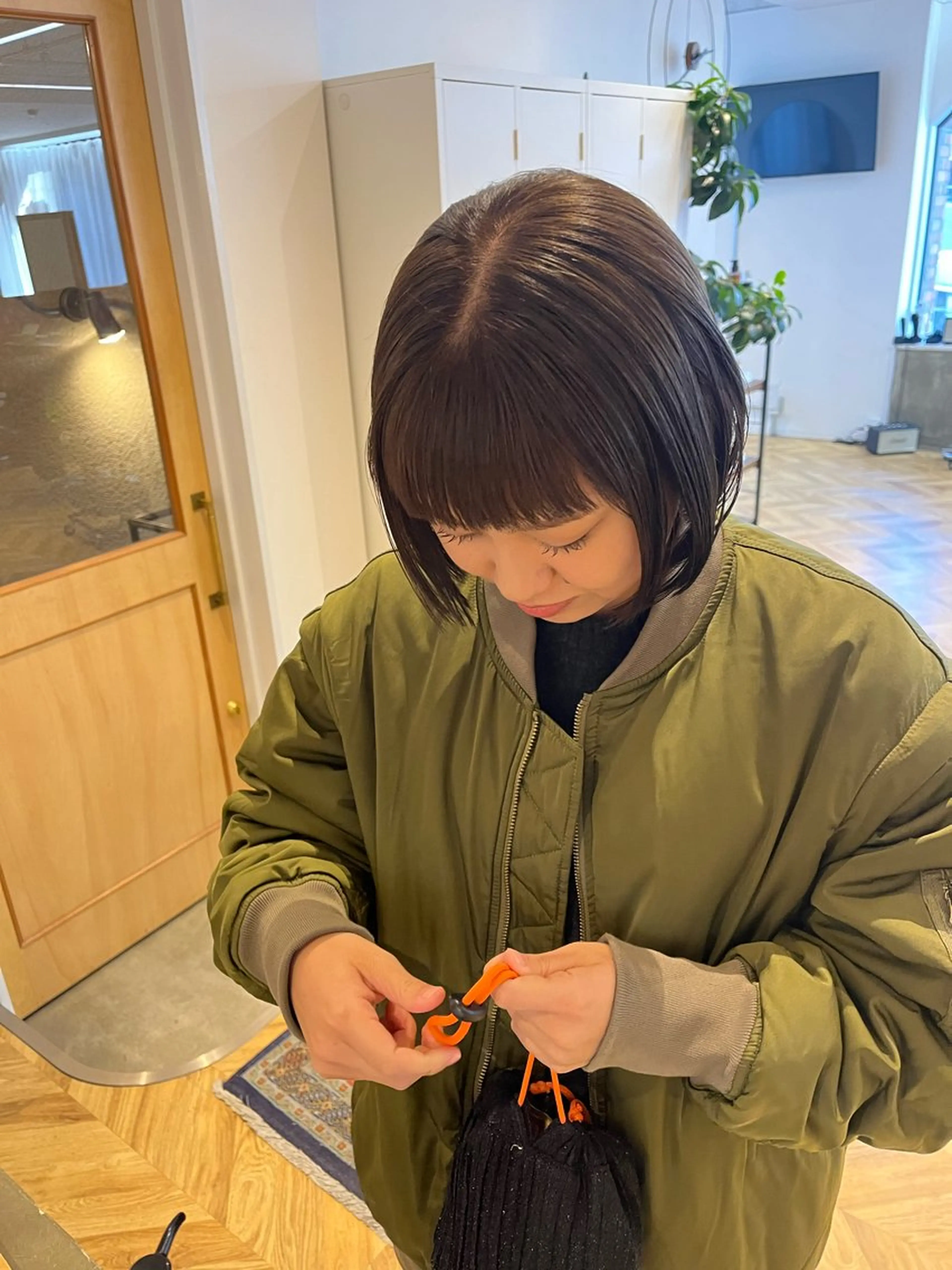カラー ベージュカラー 凜 (りん)のヘアスタイル
