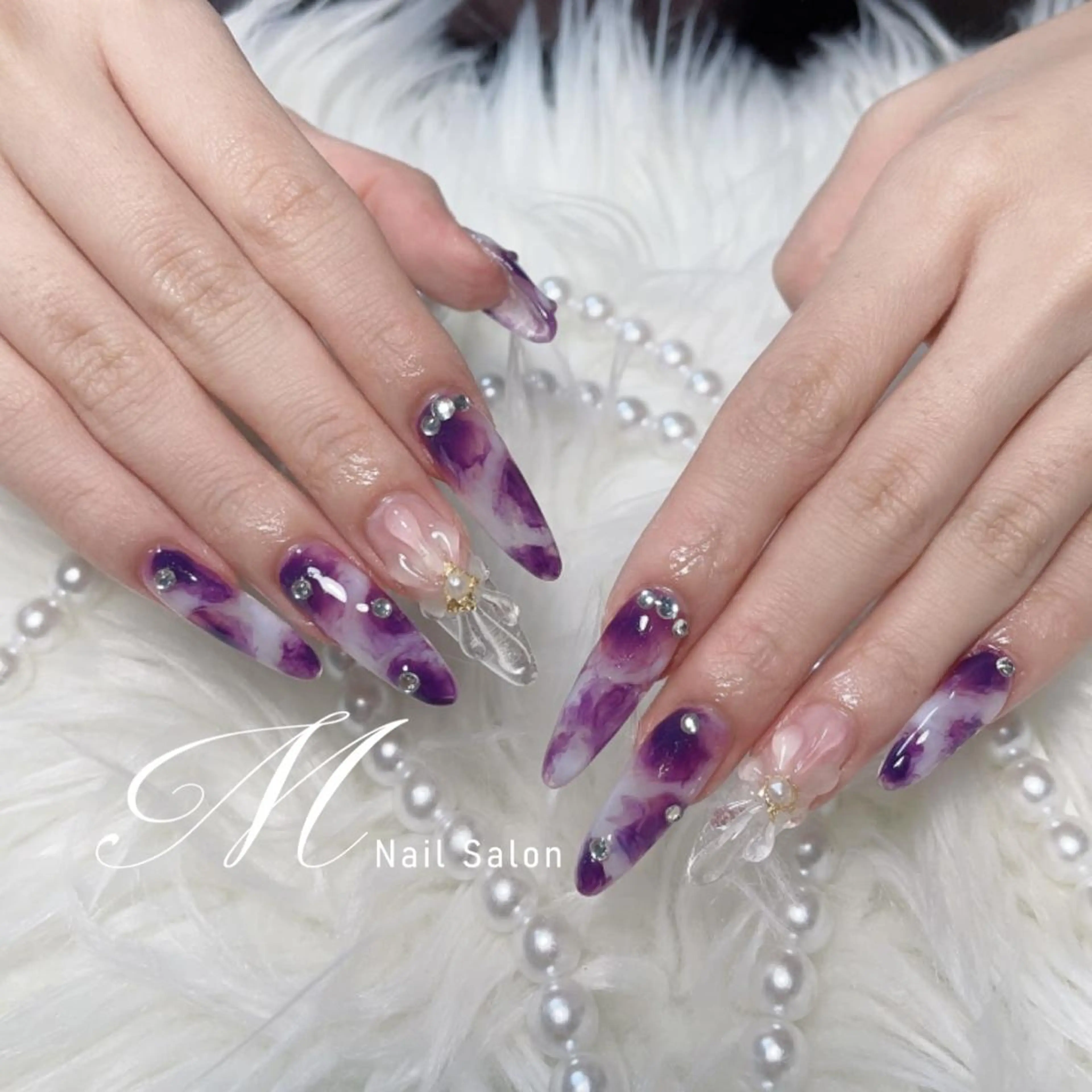 ネイル MNailパラ取扱店 🦋キャンペーン中✨のネイルデザイン
