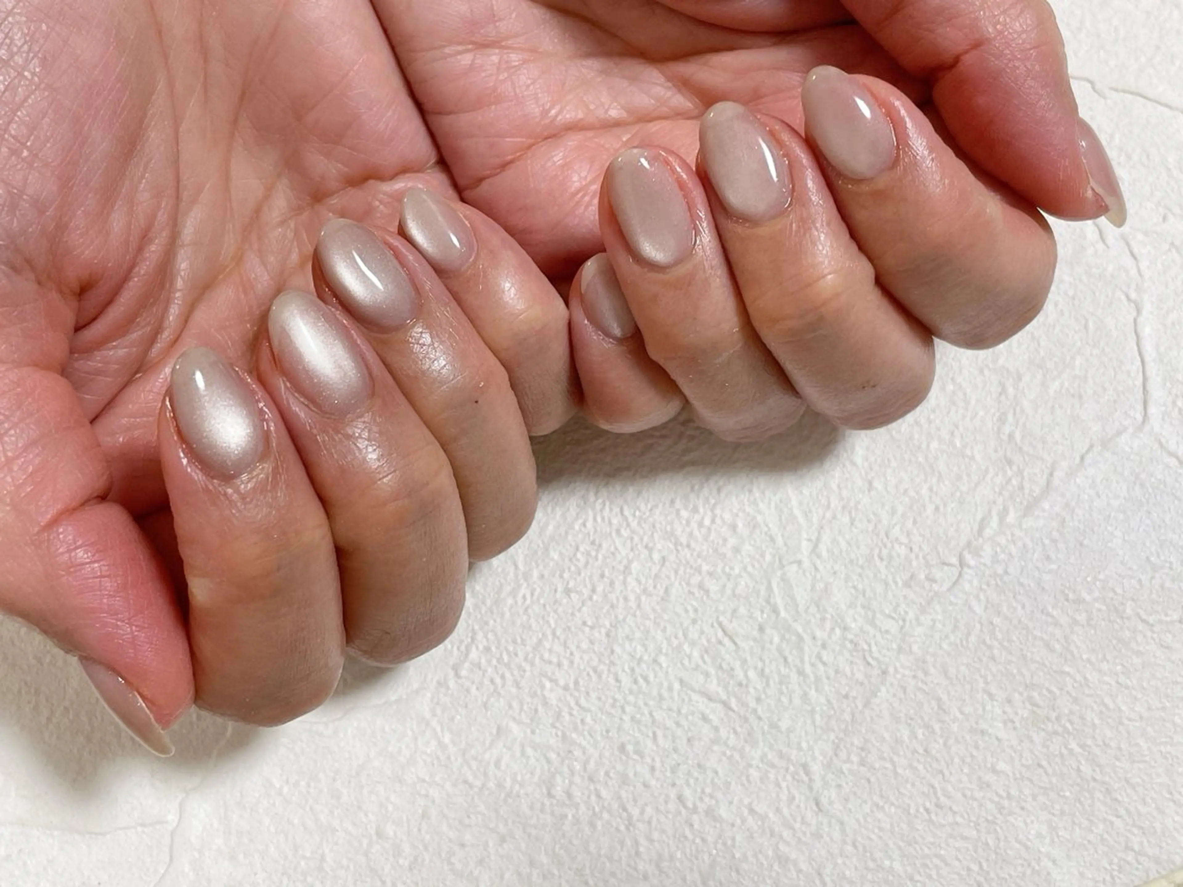 ネイル オーロラネイル フットネイル フレンチネイル ジェルネイル マグネットネイル ハンドネイル Mogu nail 二子玉川のネイルデザイン