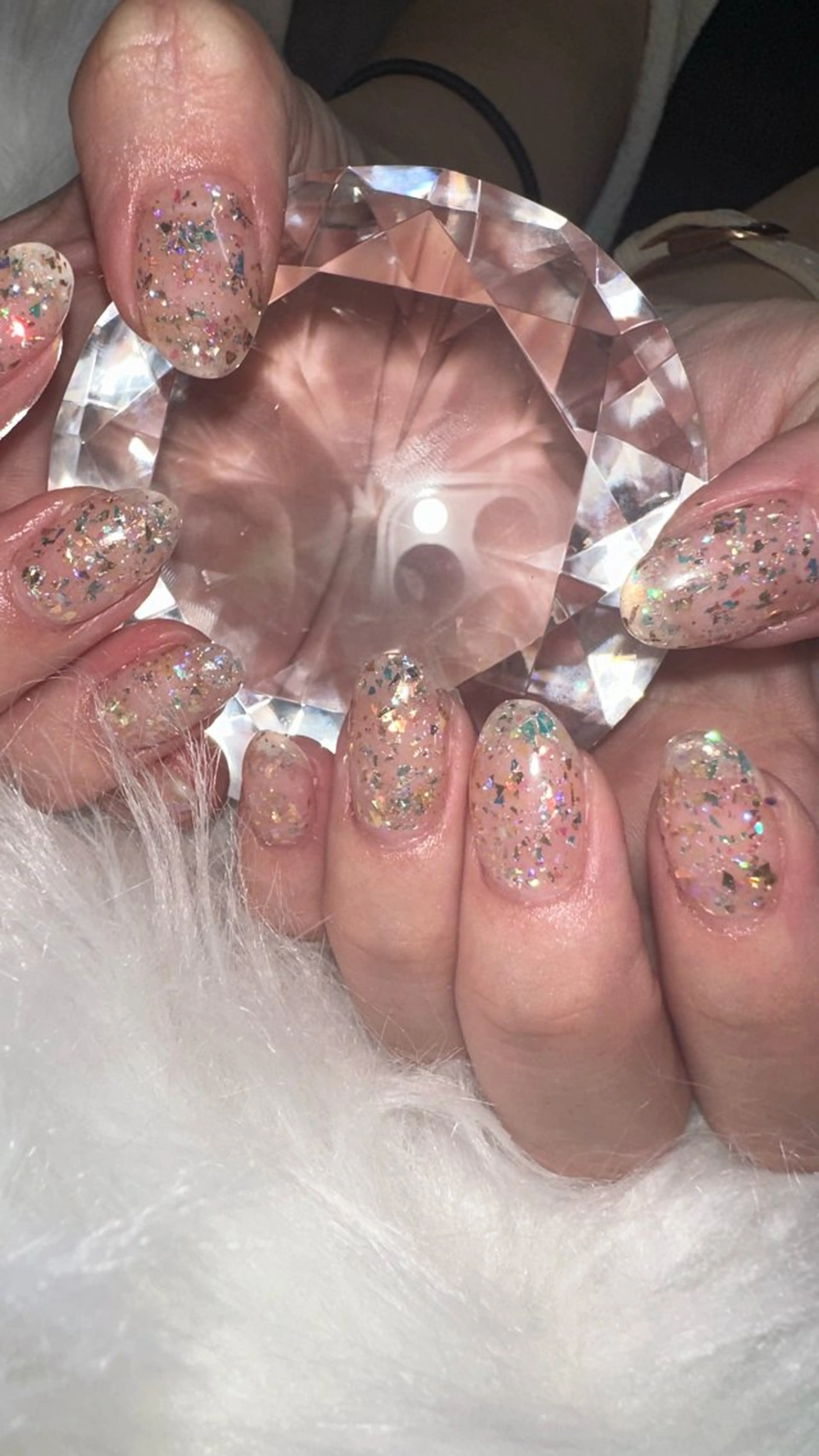 ネイル キラキラネイル ラメ(グリッター) ワンカラーネイル 🤎CHARME NAIL🤎のネイルデザイン