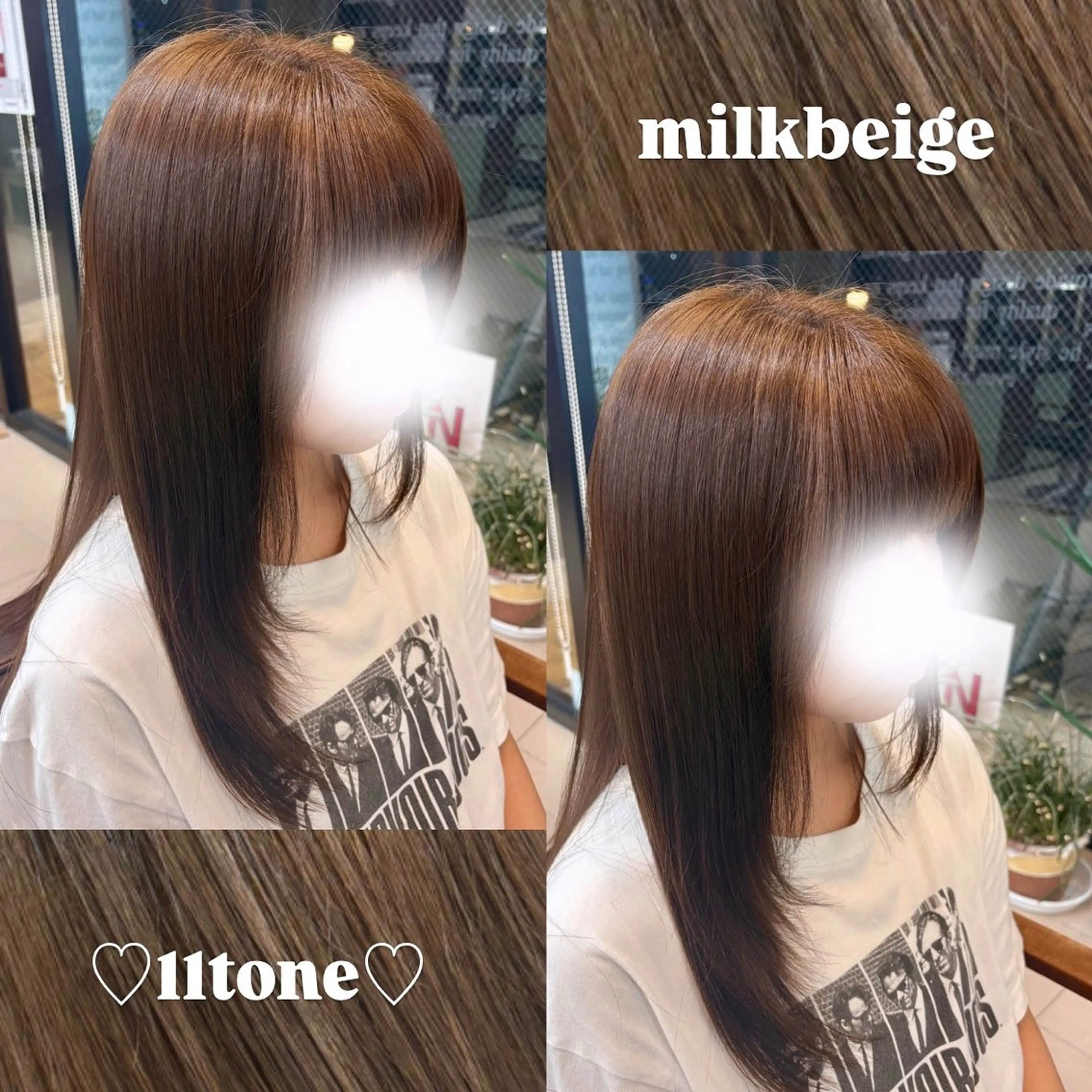 ロング ヘアカラー トリートメント 原田 華帆🦋🩶のヘアスタイル