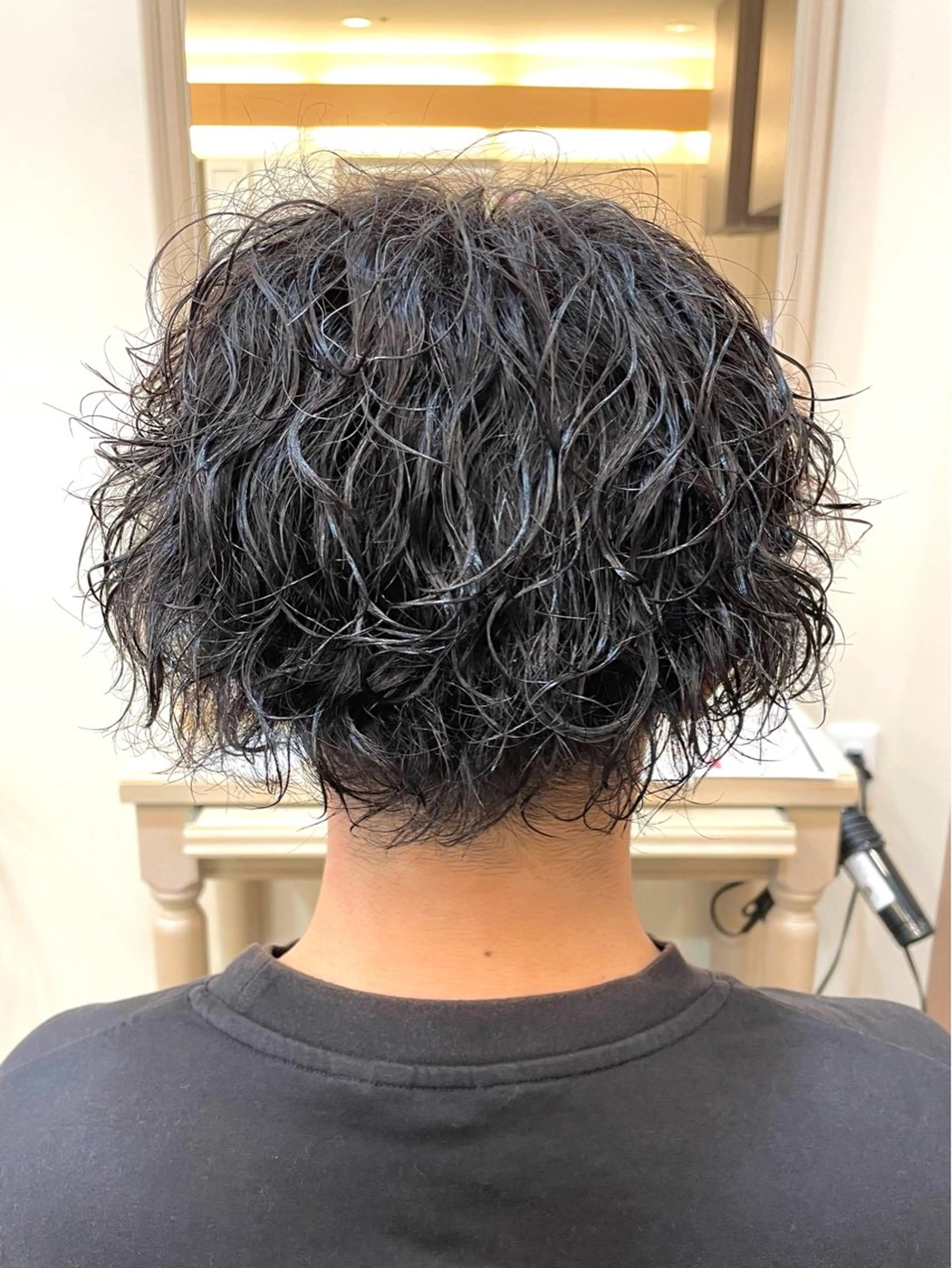 ショート パーマ メンズ カット パーマ メンズパーマ🌀/ 中村郁未のヘアスタイル