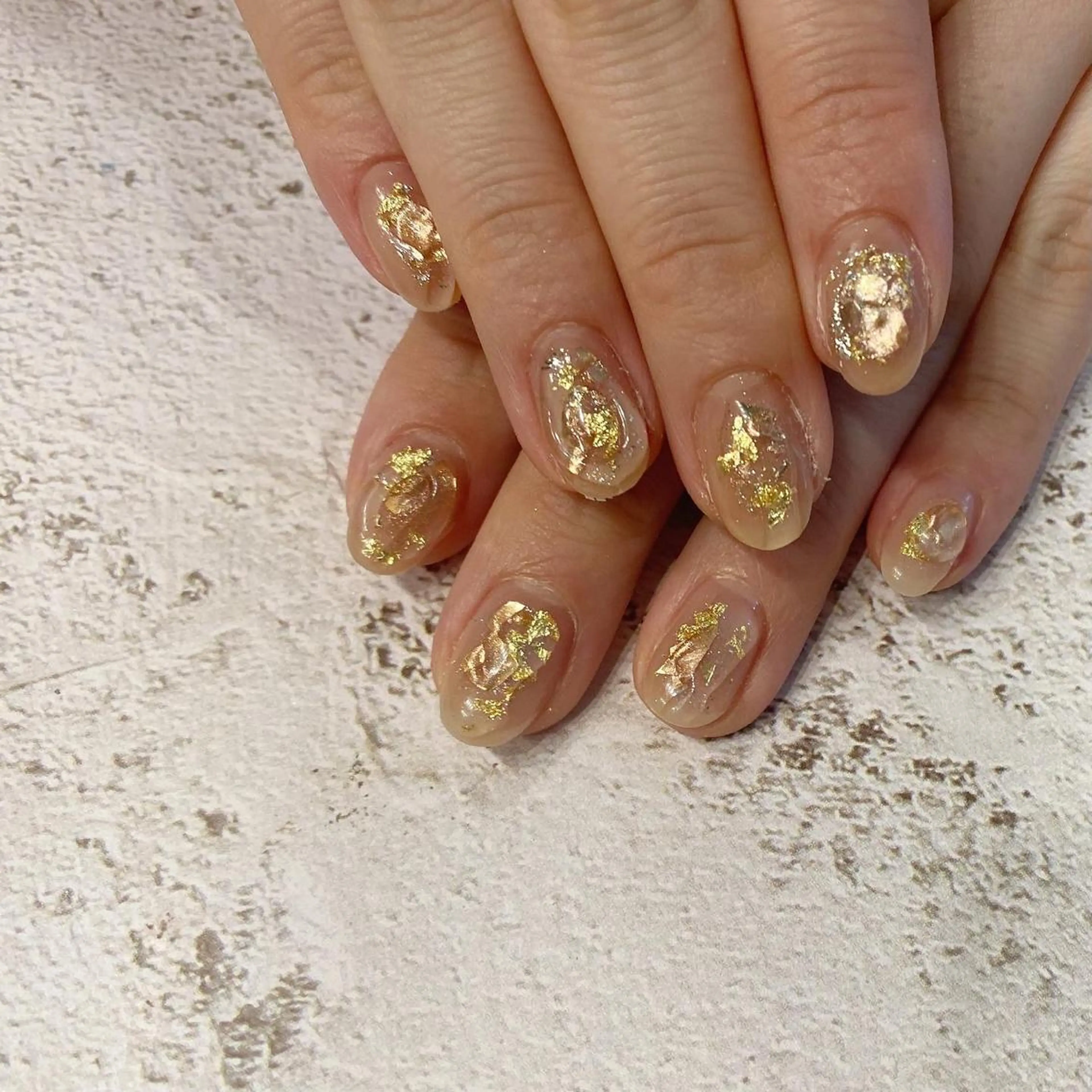 ネイル 韓国ネイル ラメ(グリッター) ミラーネイル ニュアンスネイル ワンホンネイル ハンドネイル mermooi nailのネイルデザイン