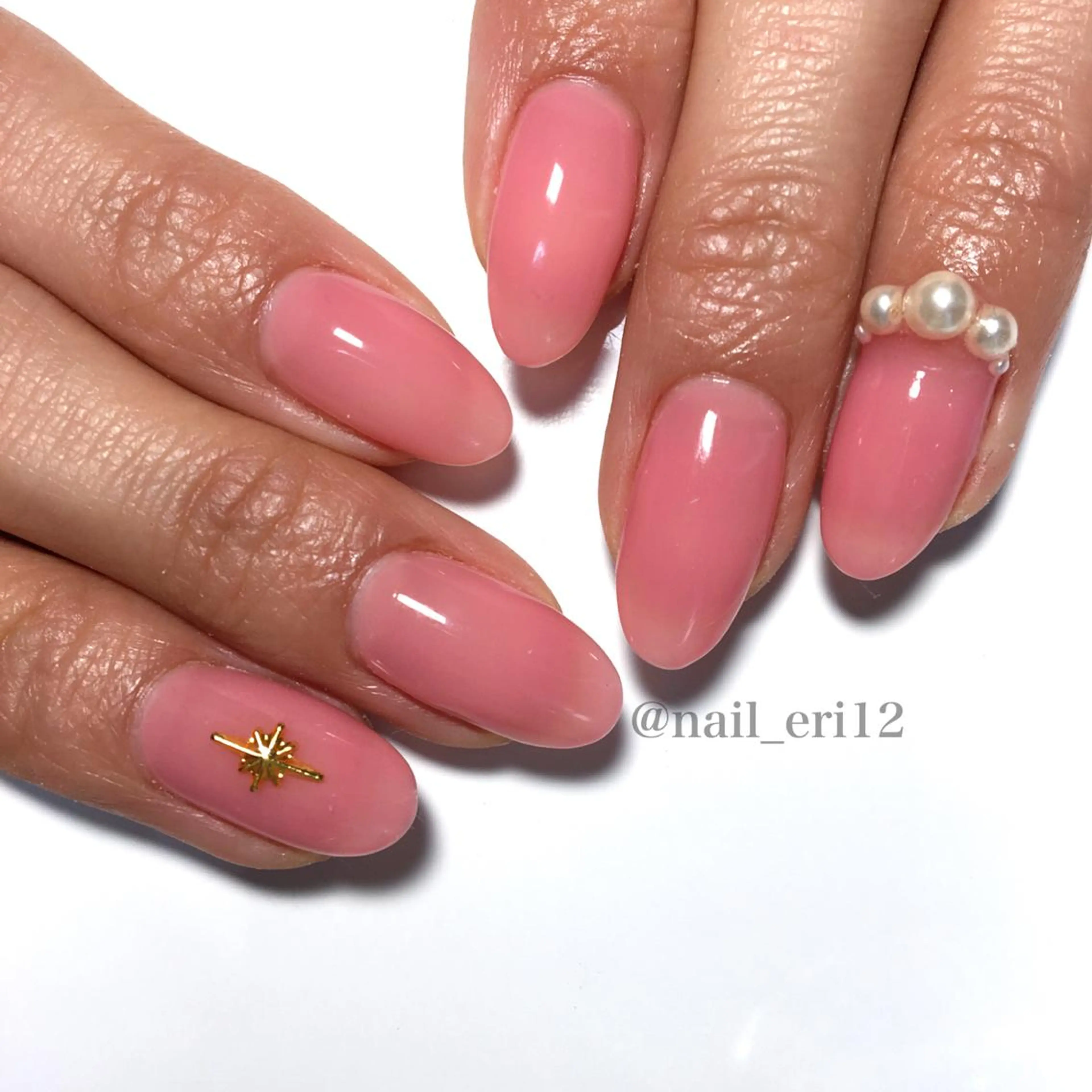 ミディアム nail salon &e eriのネイルデザイン