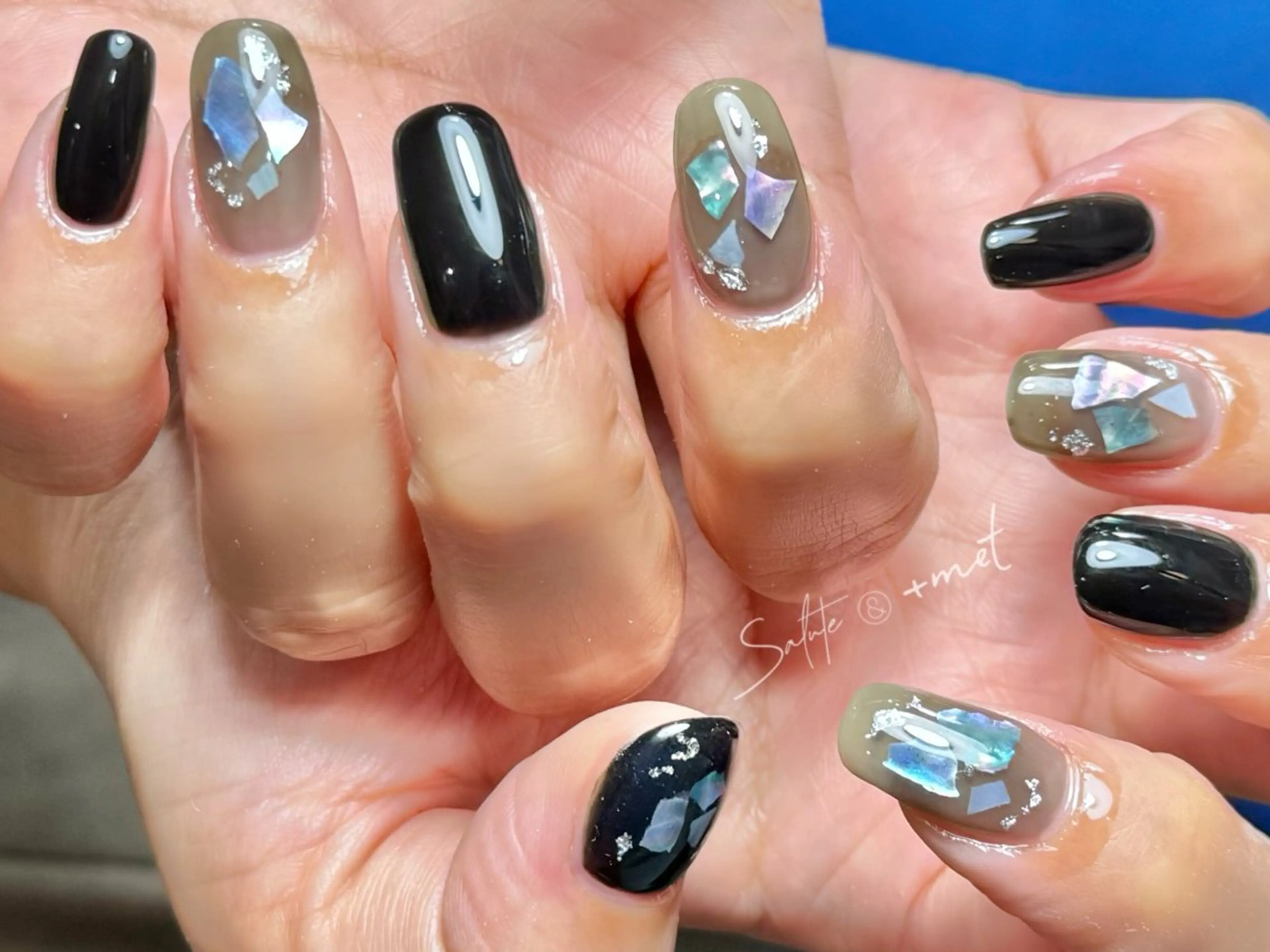 ネイル アートネイル ハロウィン ニュアンスネイル オフィスネイル ワンカラーネイル ハンドネイル 坂本 礼奈のネイルデザイン
