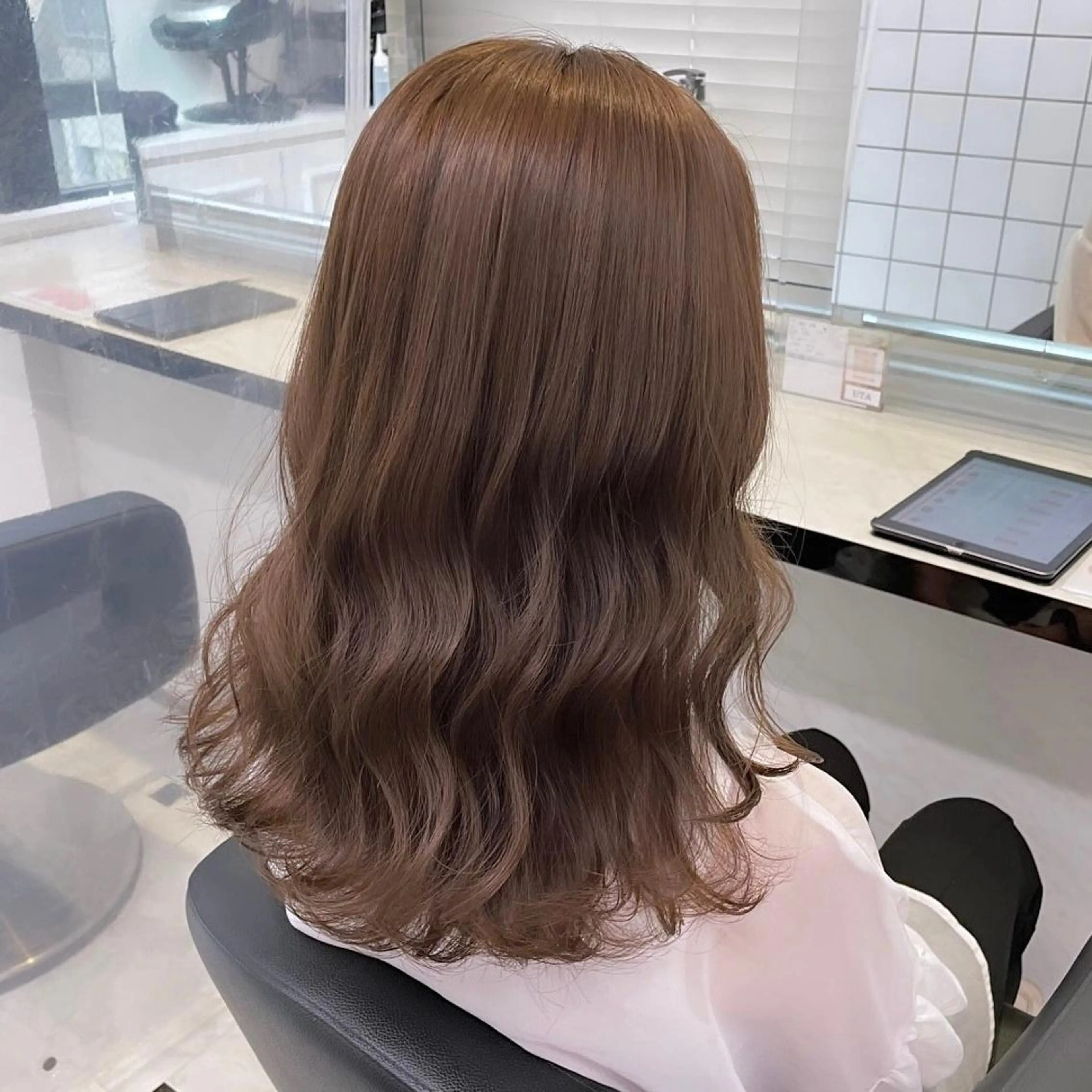 セミロング カラー ヘアカラー トリートメント ヘッドスパ ヘアセット 🎨透明感モテカラー DAIKI🎨のヘアスタイル