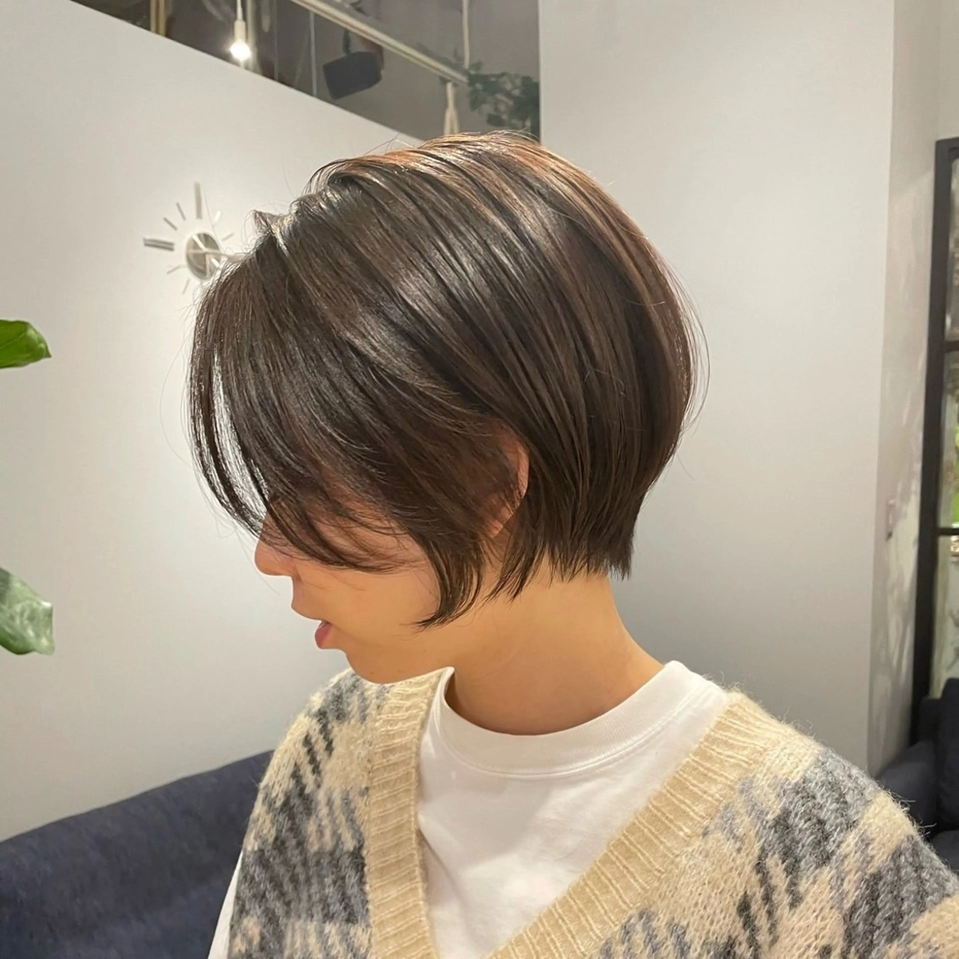 ショート 暖色/ボブ/吉岡美音 GIEN NU茶屋町のヘアスタイル