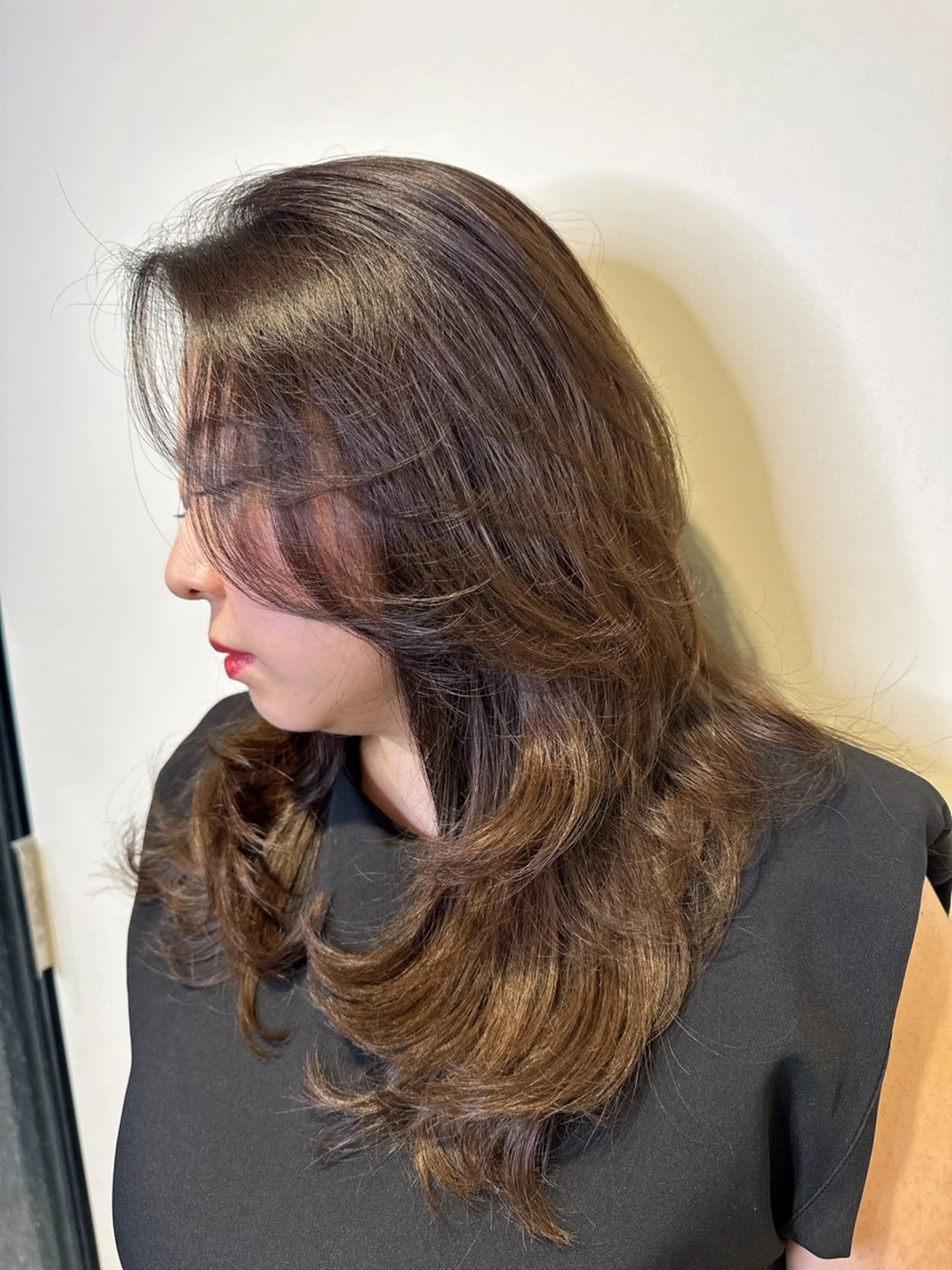 ミディアム カット 金子侑史 /縮毛矯正の人のヘアスタイル
