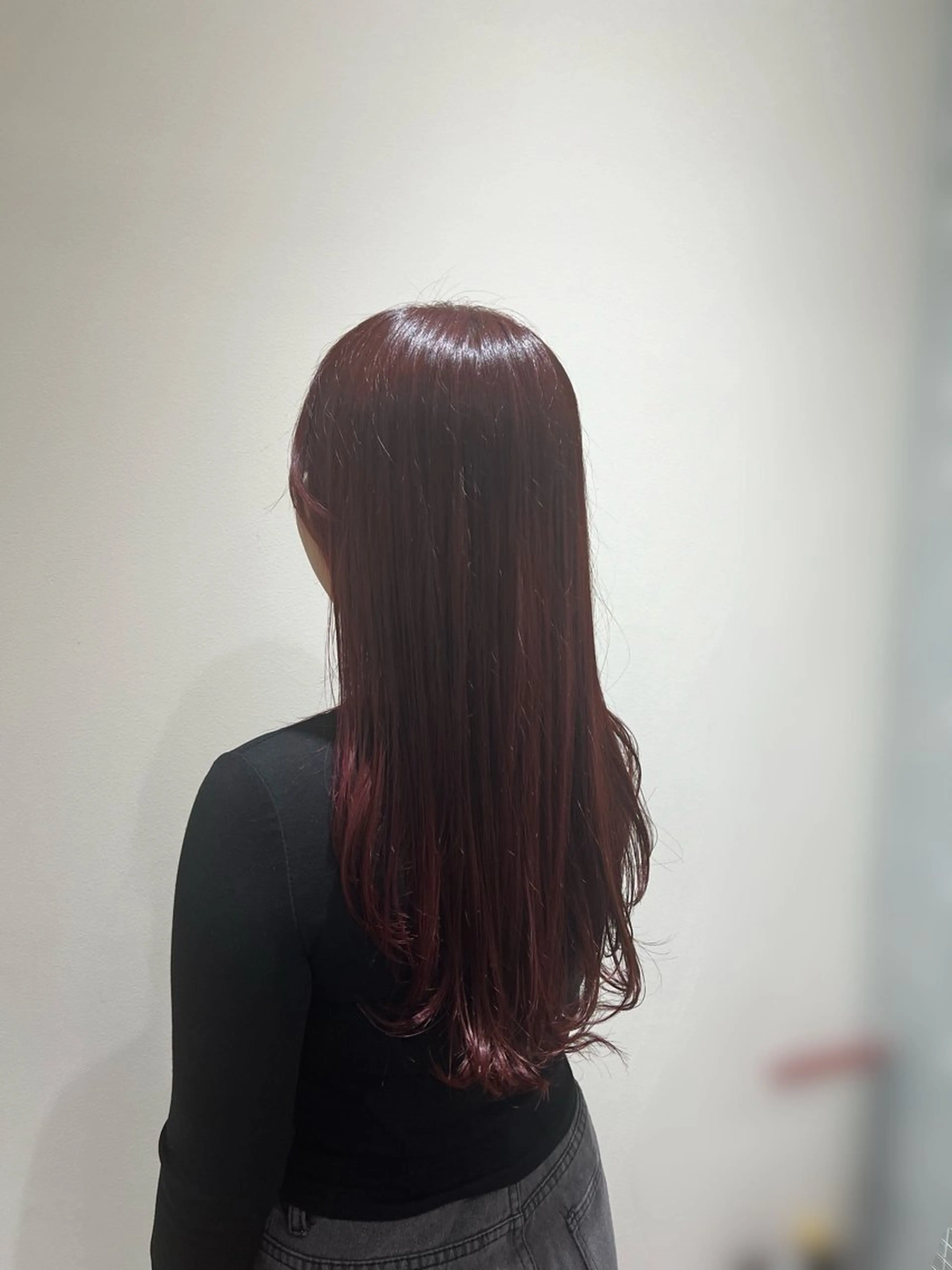 ロング カラー ヘアアレンジ 徳浜 睦希のヘアスタイル