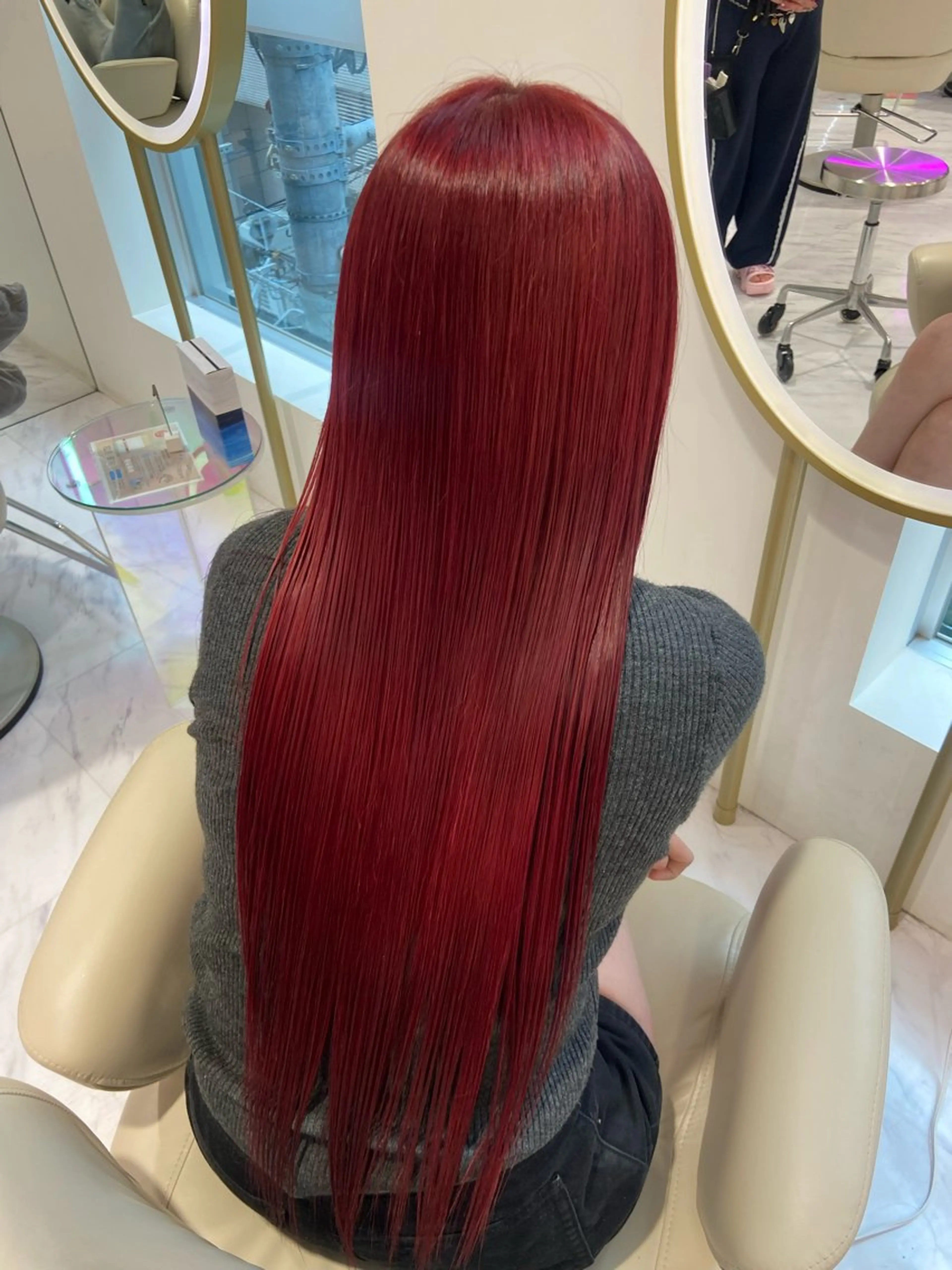 ロング カラー ブリーチ ブリーチなしカラー カット ヘアカラー 名駅/ハイトーン /Y2k/YUNAのヘアスタイル