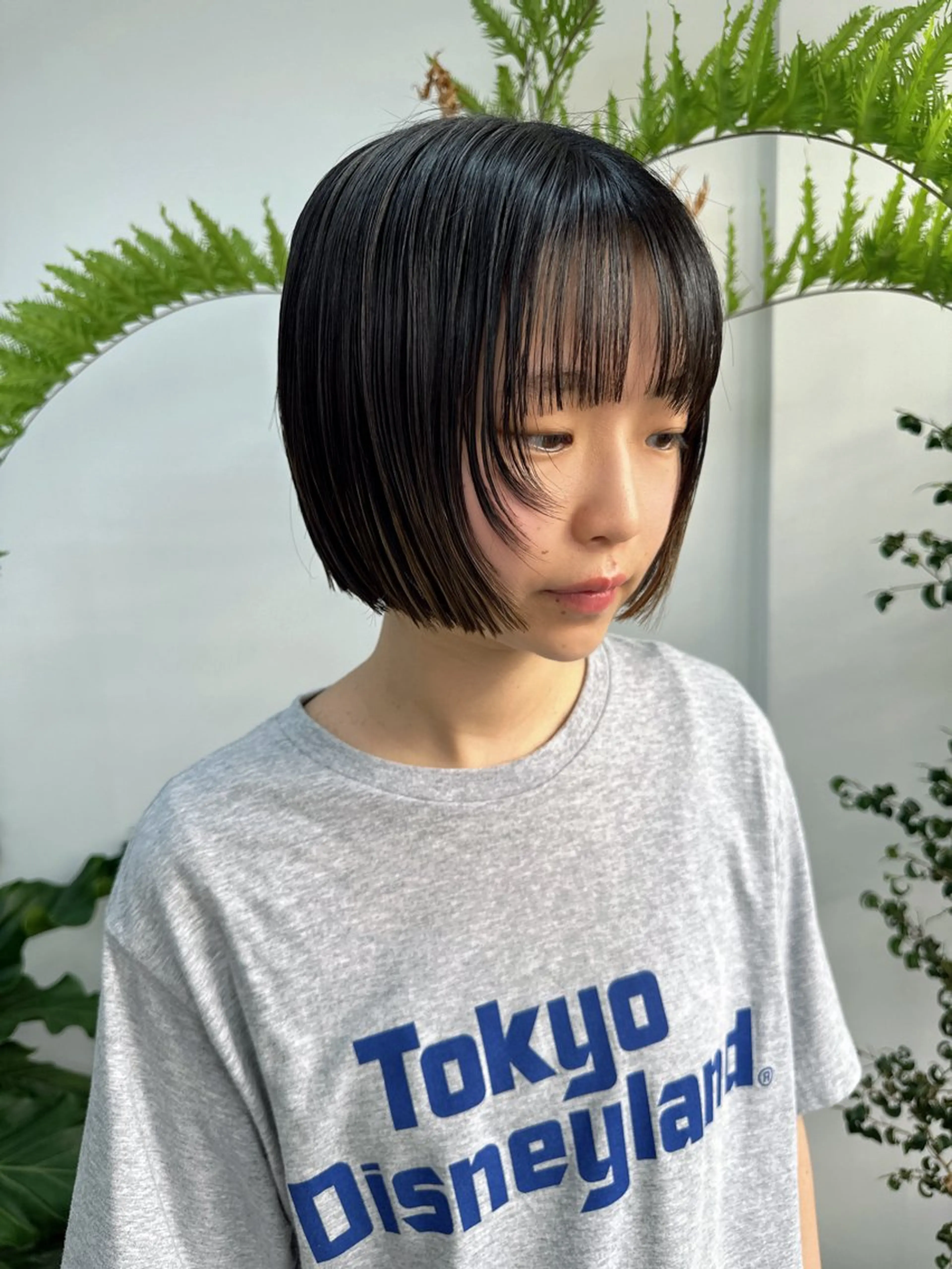 ショート ボブ 顔周りカット レイヤーカット カット Mado Tsujido所属・小野江 祐李のヘアスタイル