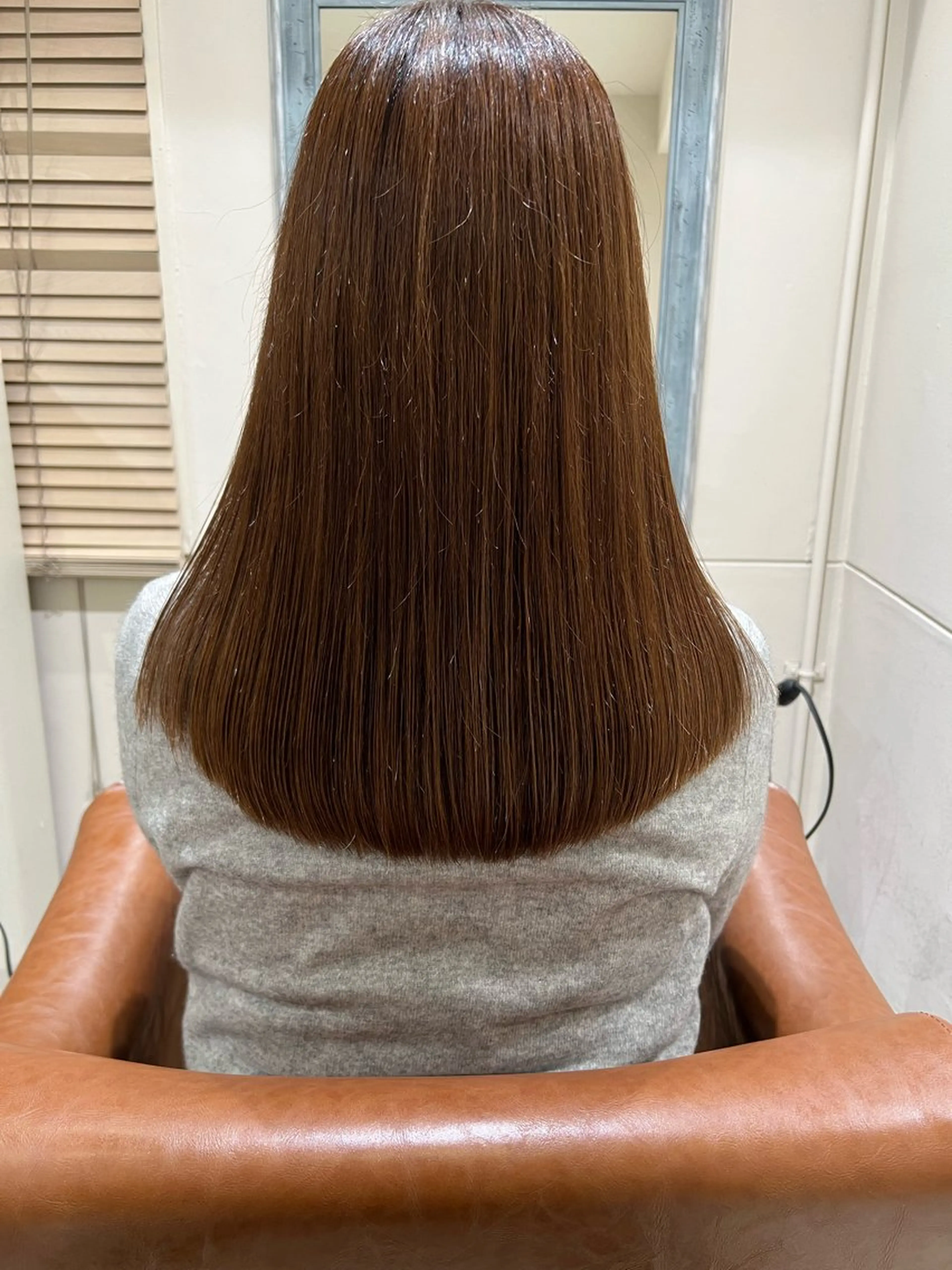 ロング 酸性ストレート カット 縮毛矯正 トリートメント 美髪矯正特化 花川大樹のヘアスタイル