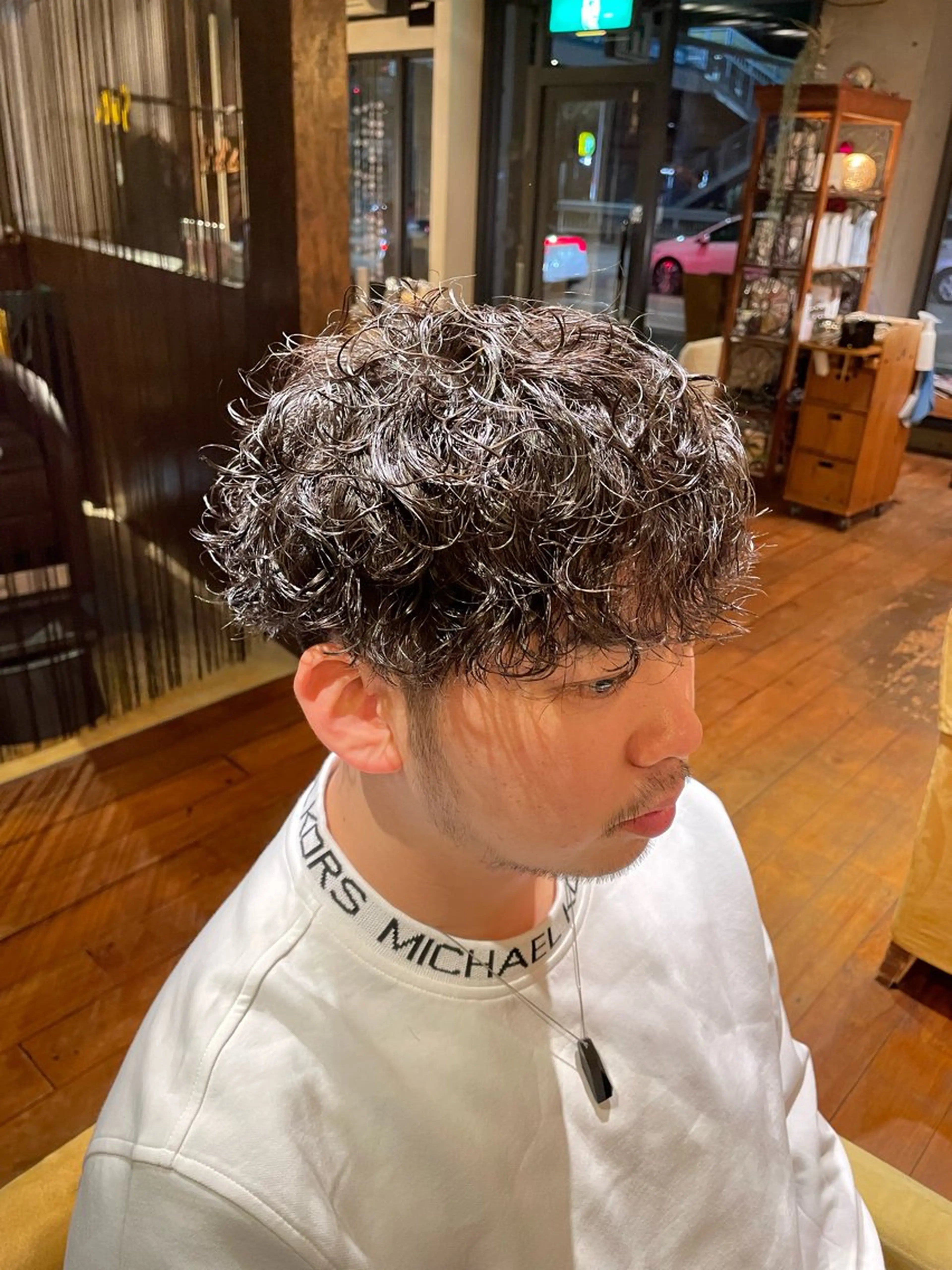 メンズ メンズパーマ パーマ suka  hair所属・タイチ メンズパーマのヘアスタイル