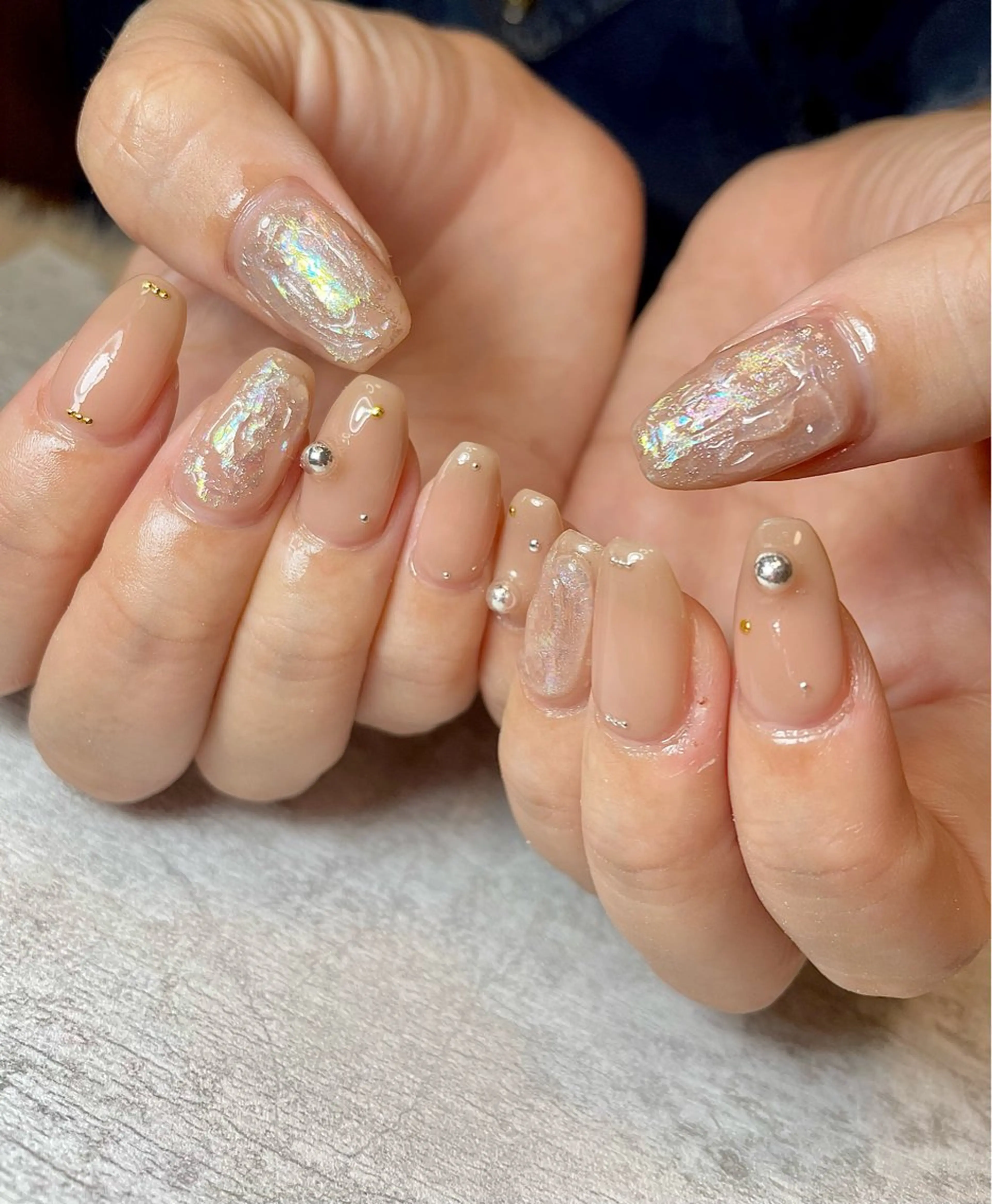 ネイル 持ち込み ニュアンスネイル BEAUTY GARDEN 【nail salon unseul】所属・nana .のネイルデザイン