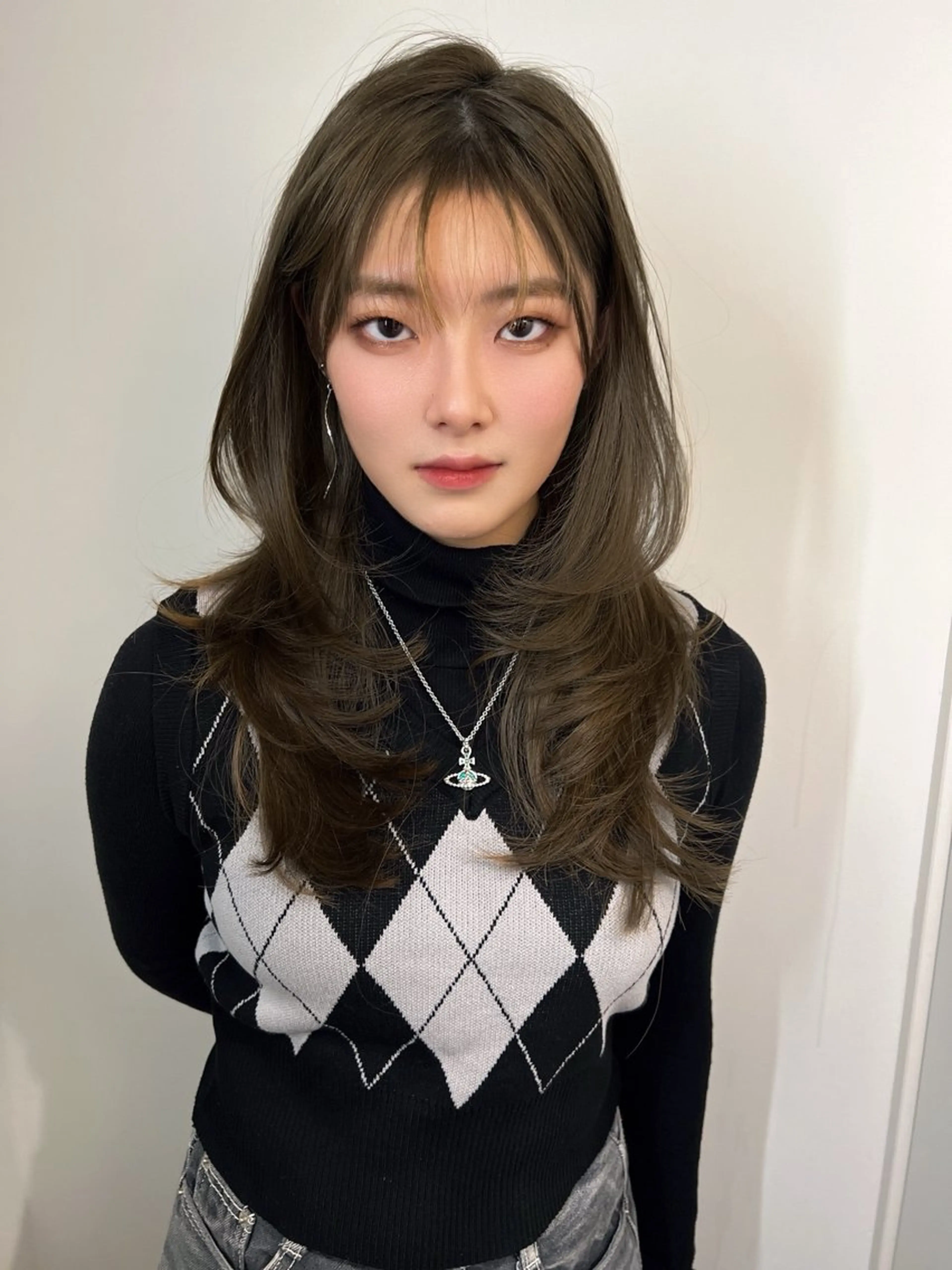 ロング カット ヘアセット 🇰🇷韓国人美容師 🇰🇷TAE INのヘアスタイル