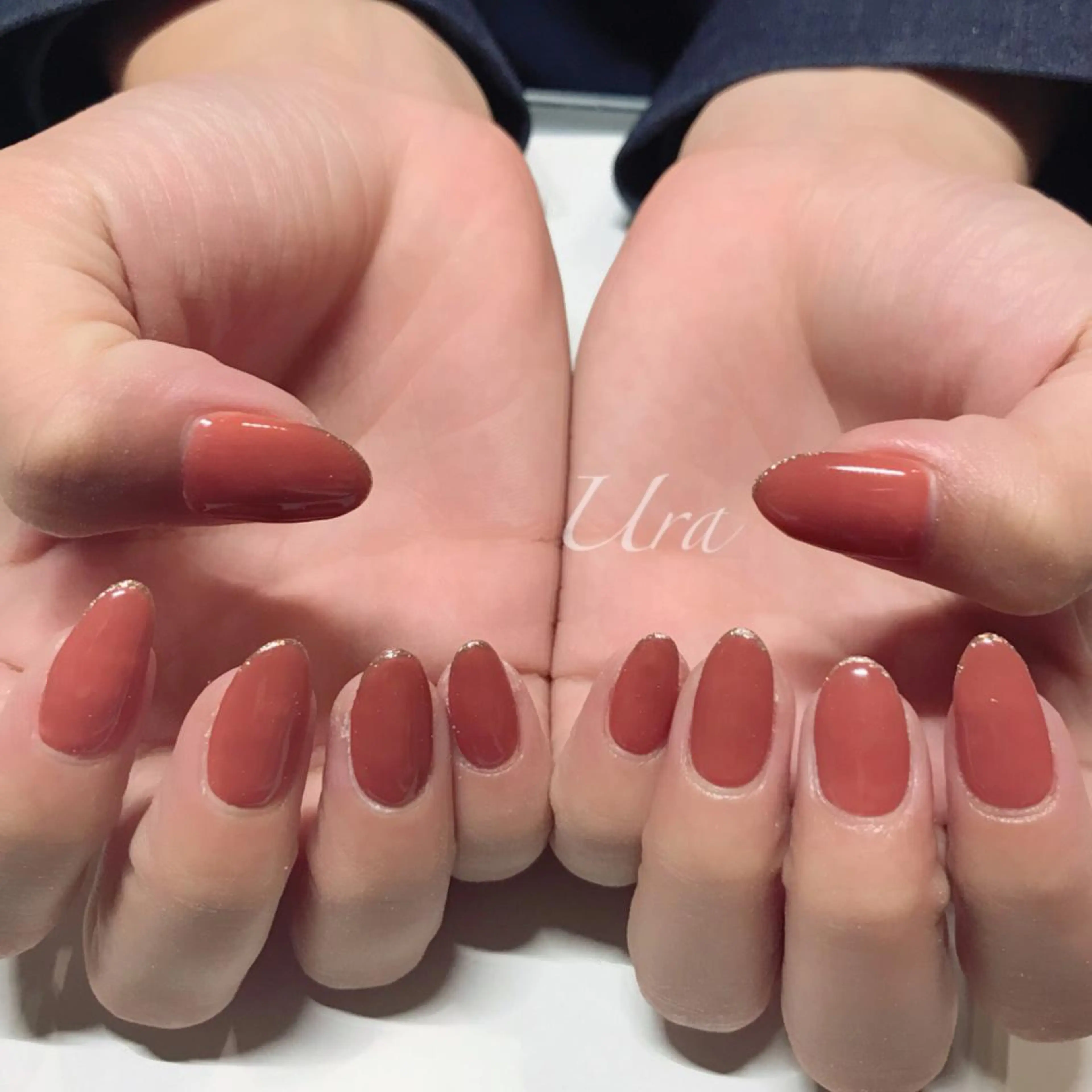 ネイル ピンク ピンクベージュ UrakoNail 《nail》のネイルデザイン