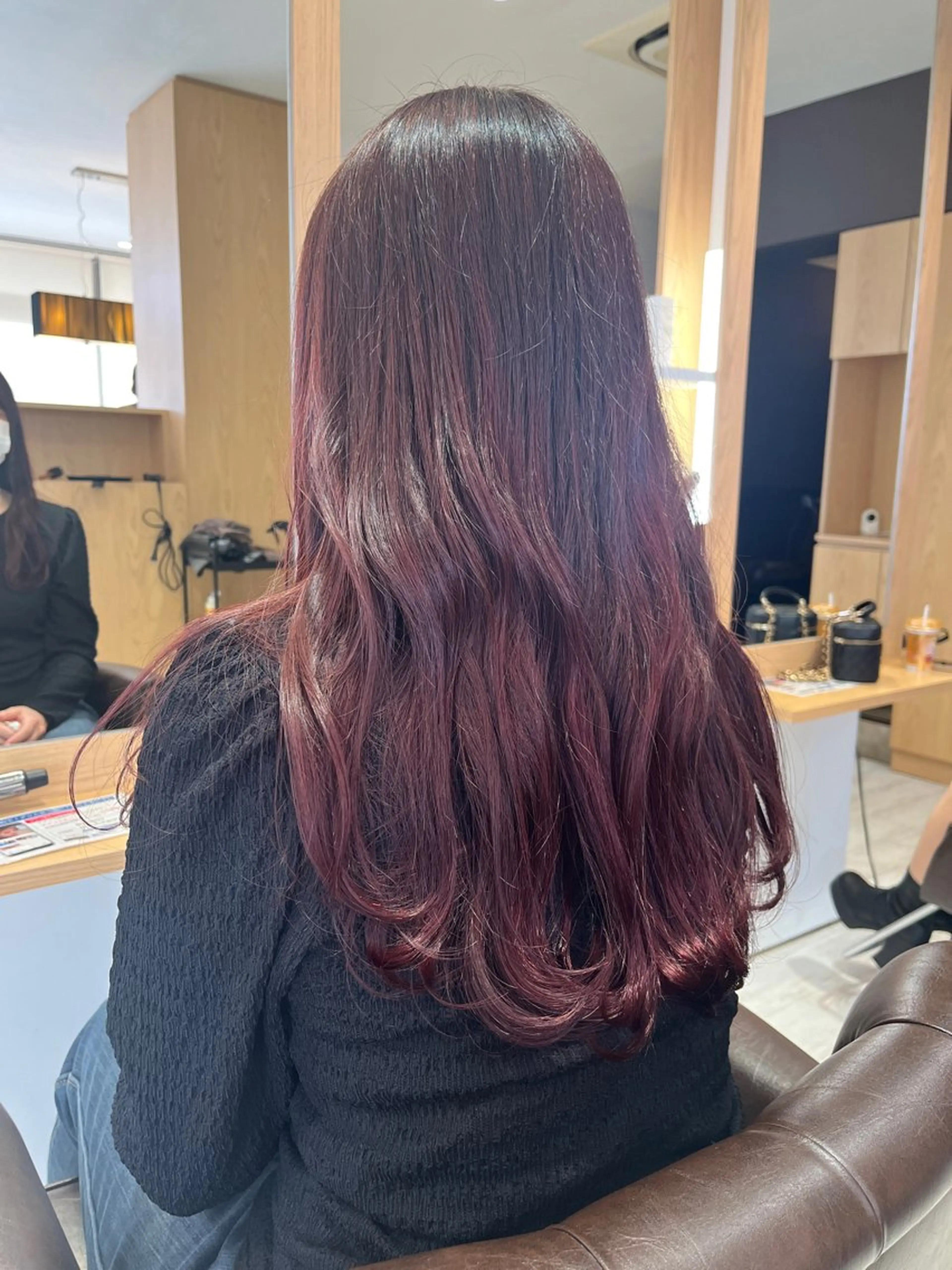 カラー レッドカラー Hattori Ryukiのヘアスタイル