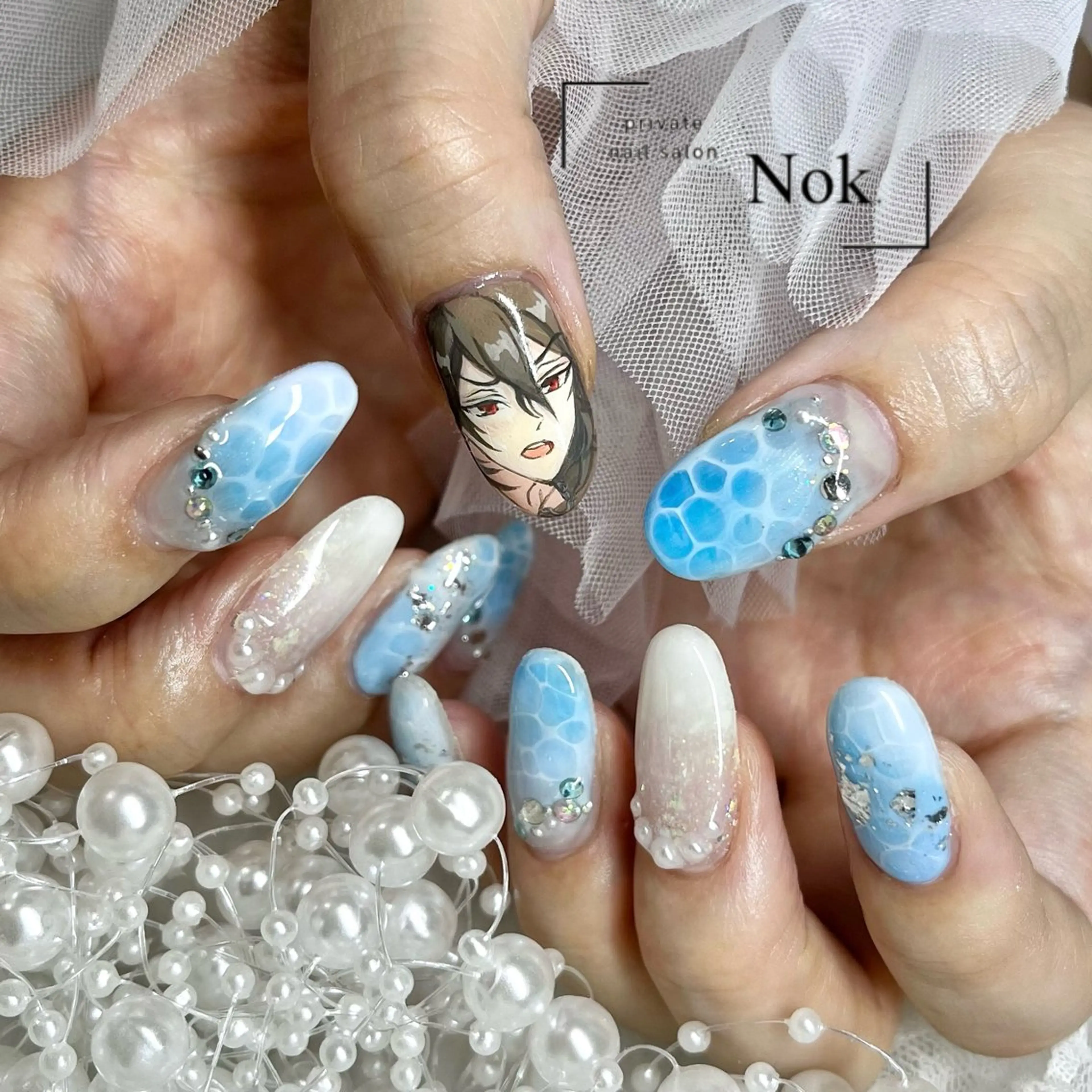 ネイル ハンドネイル 池袋痛ネイル Nok. 渡辺のネイルデザイン