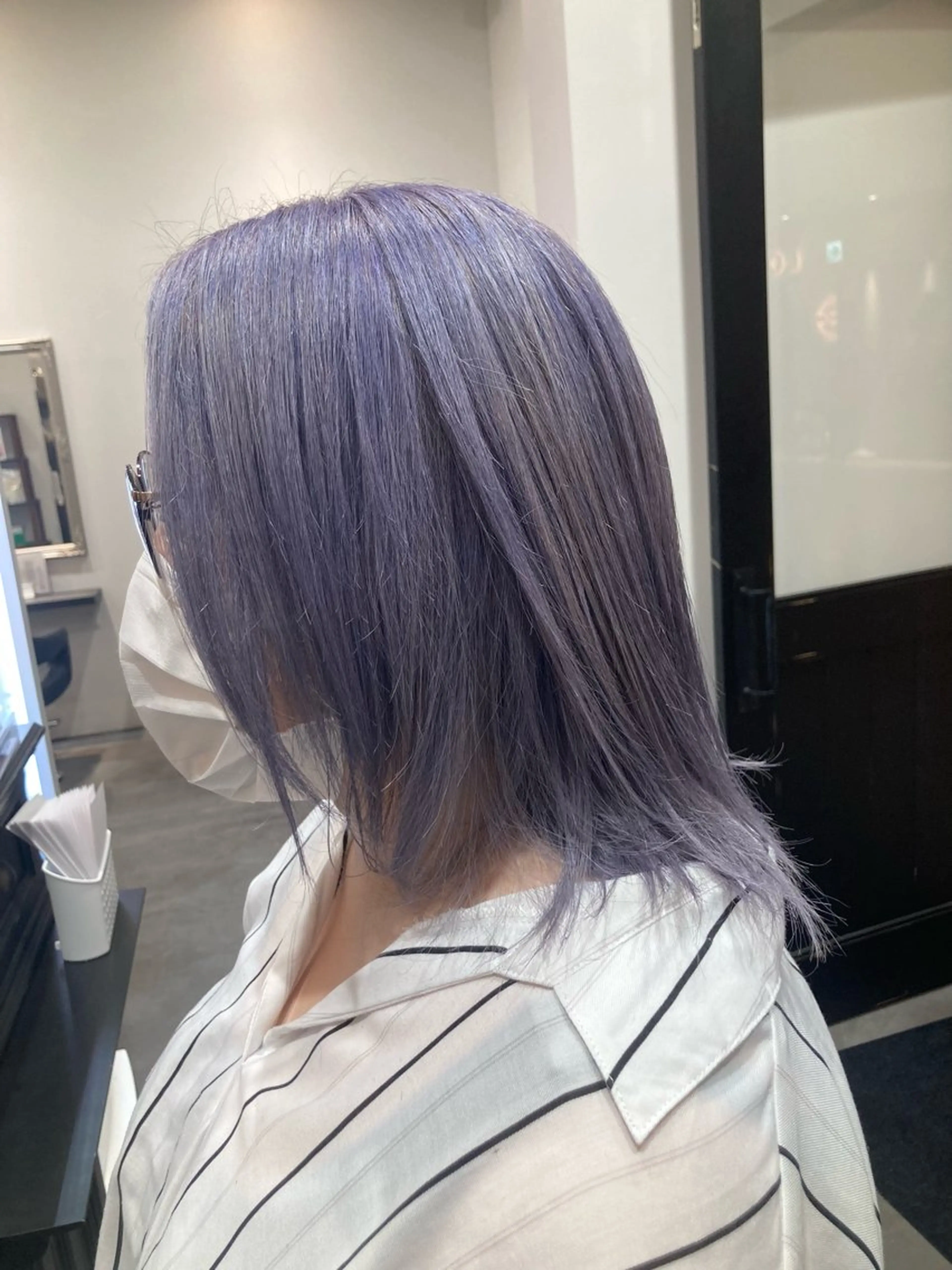 ミディアム カット ヘアカラー トリートメント hair salon rita 野々市所属・中野 幹也のヘアスタイル