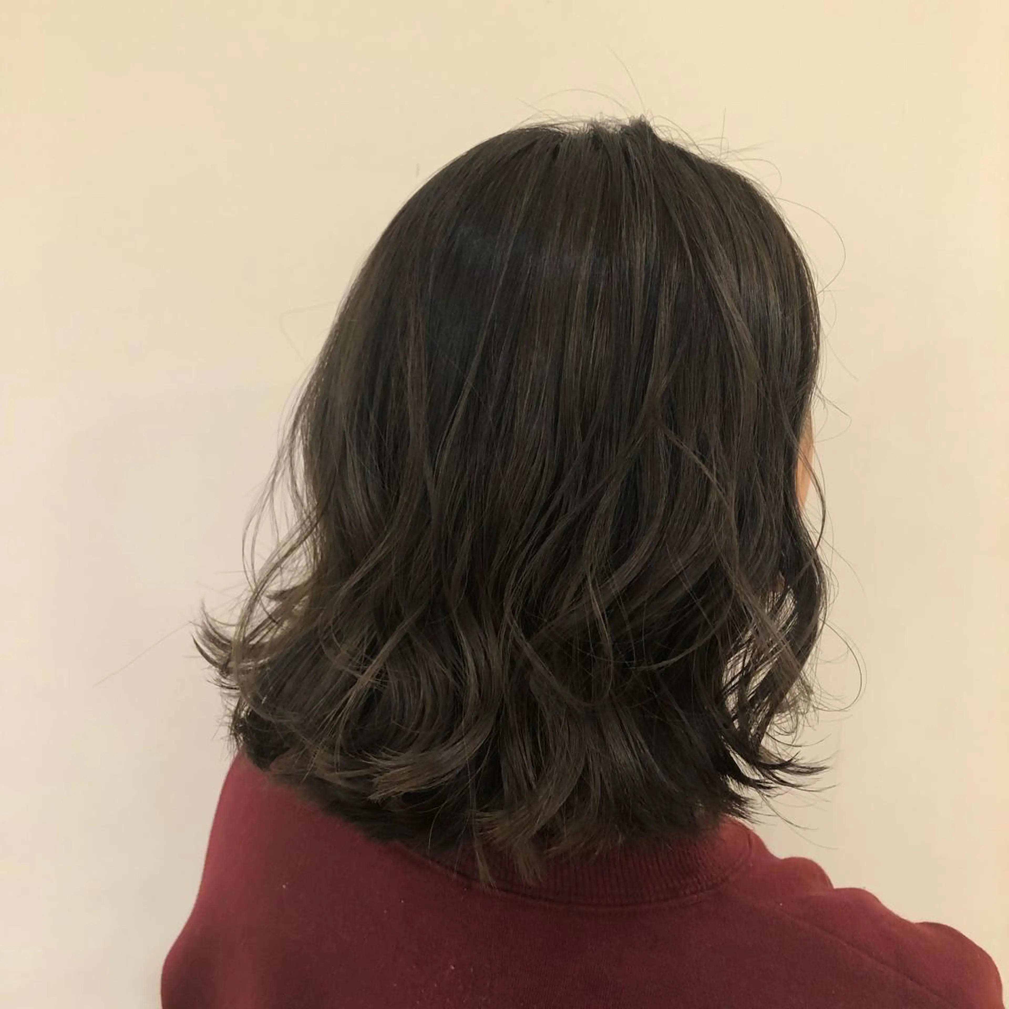 ミディアム しもかわ かほのヘアスタイル