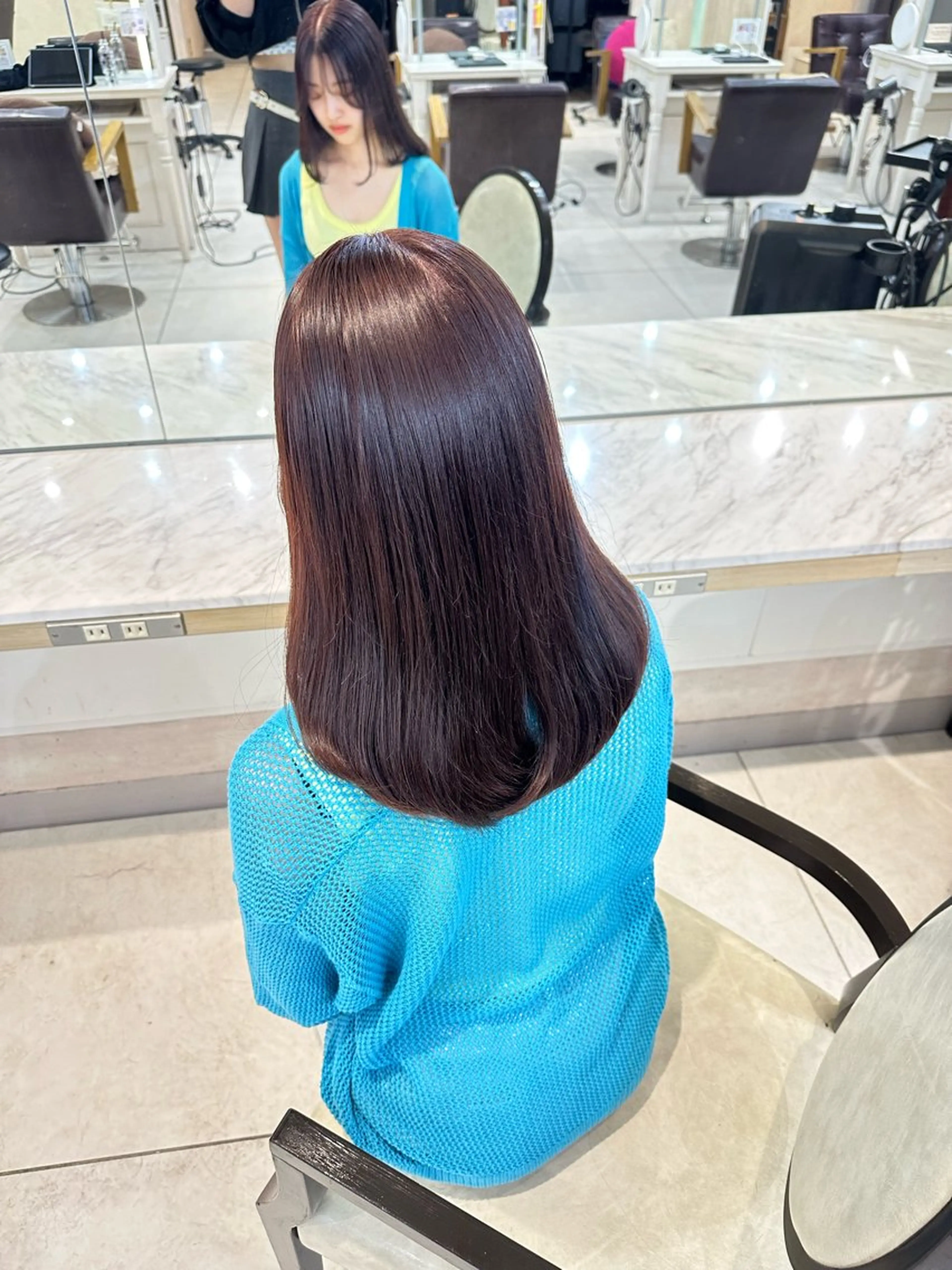 セミロング euphoria銀座グランデ所属・honoca 🤍のヘアスタイル