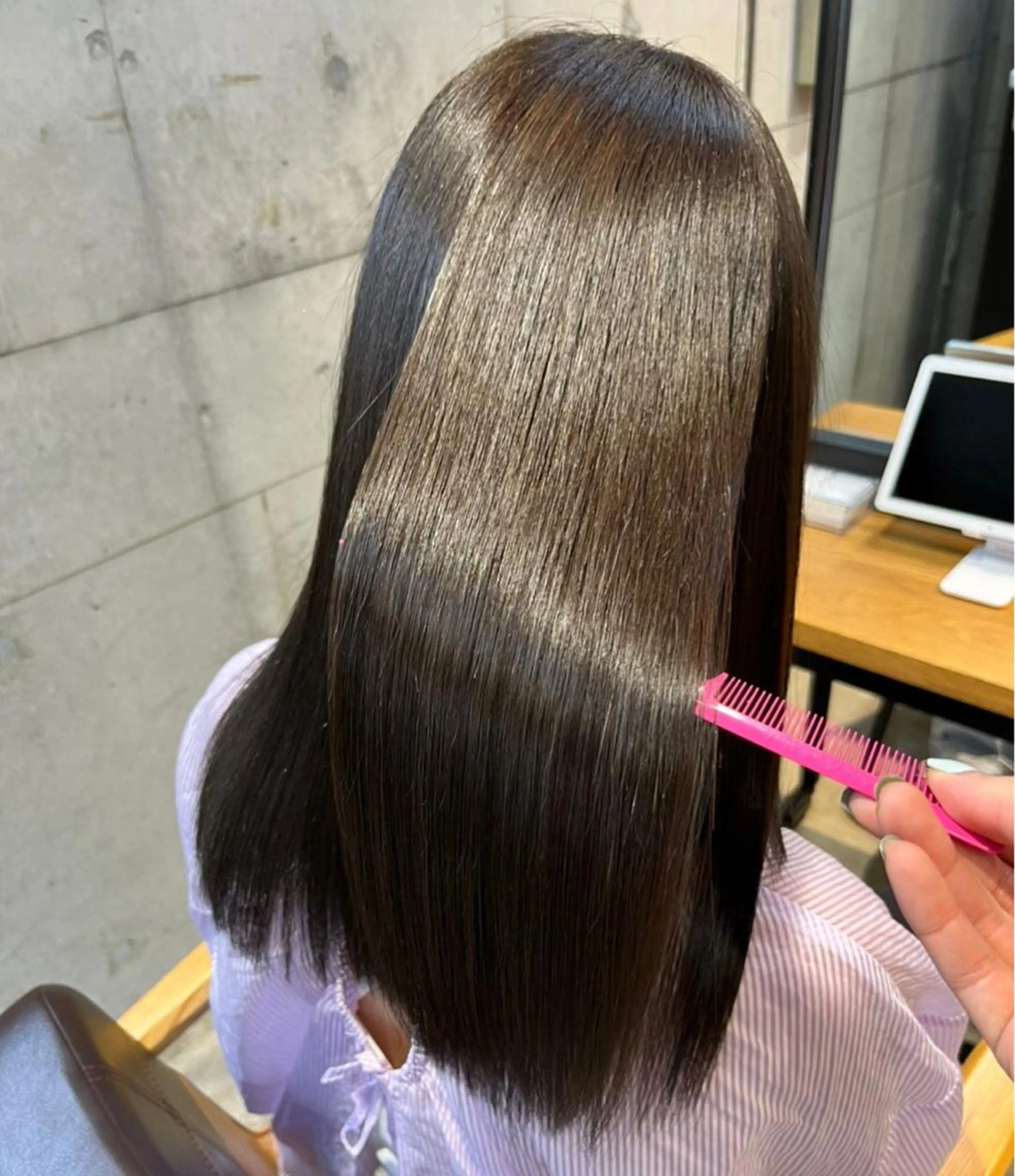 💗【人気No.1】似合わせカット➕イルミナカラー➕髪質改善トリートメント➕ヘッドマッサージ➕ファインバブル🫧✨💗の写真