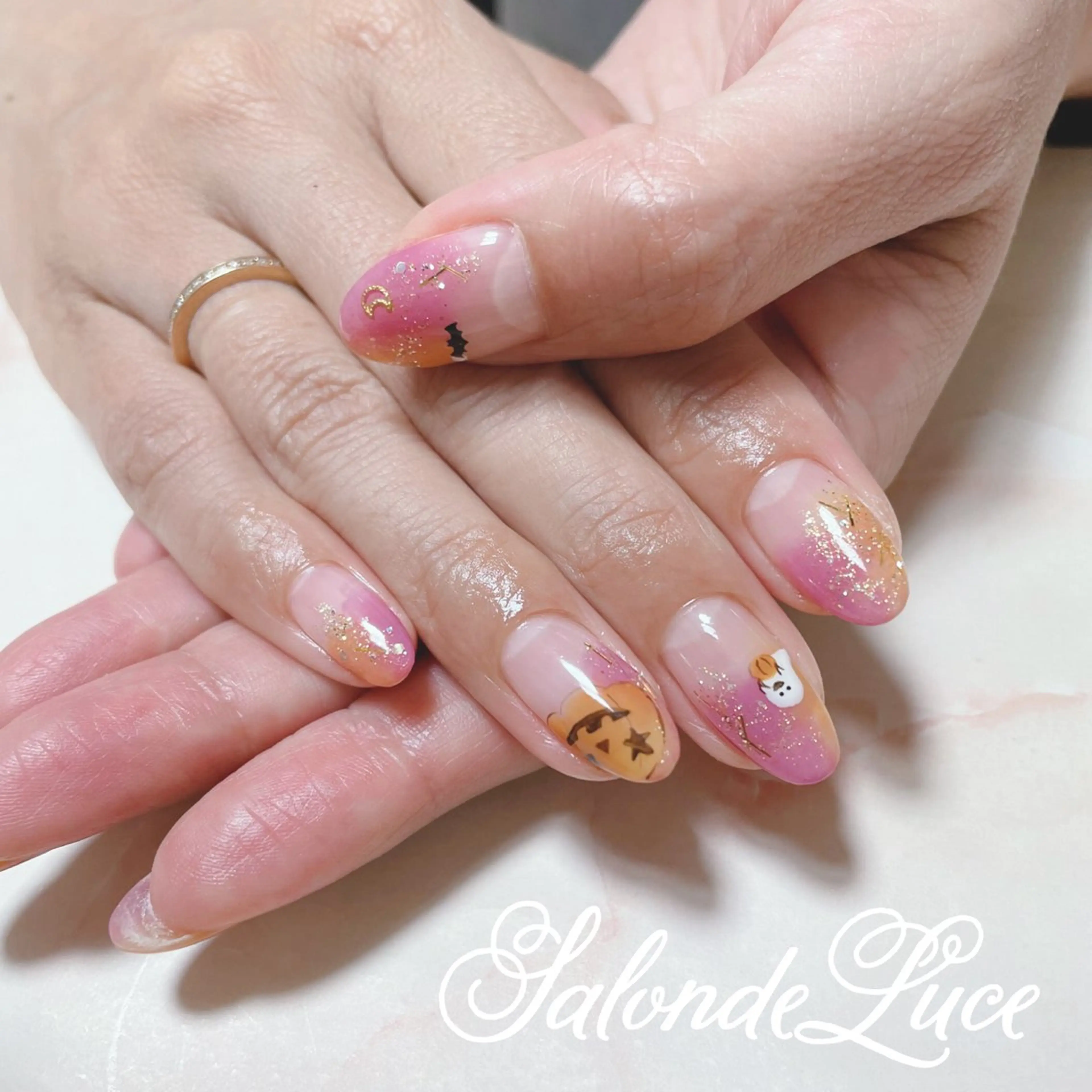 ネイル ハロウィン Salon de Luceのネイルデザイン