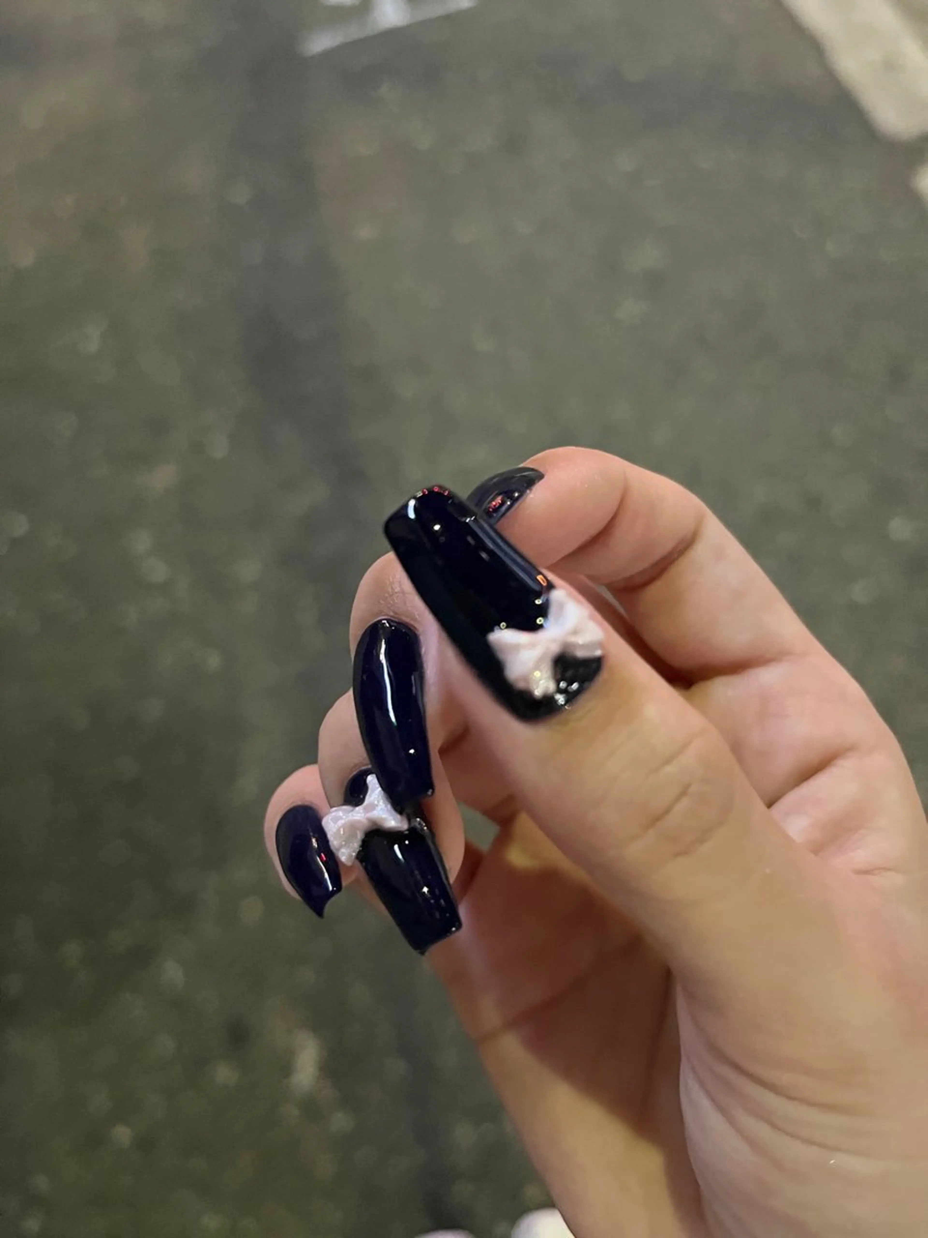 ネイル ネイビー ハンドネイル 韓国ワンホンピンク 🎀mikuのネイルデザイン