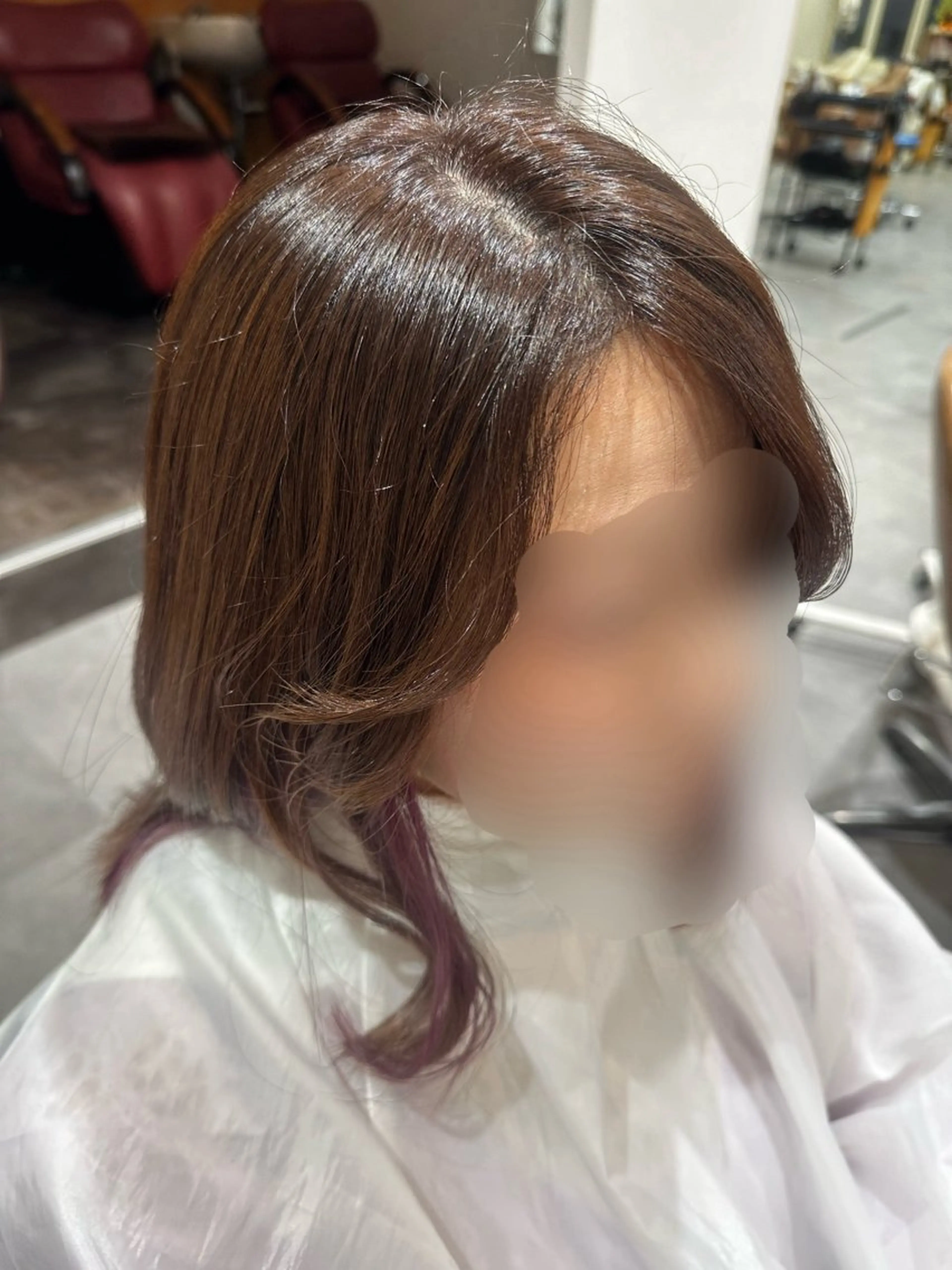 ミディアム カラー kamiyu hair&spa所属・木下 水琴のヘアスタイル