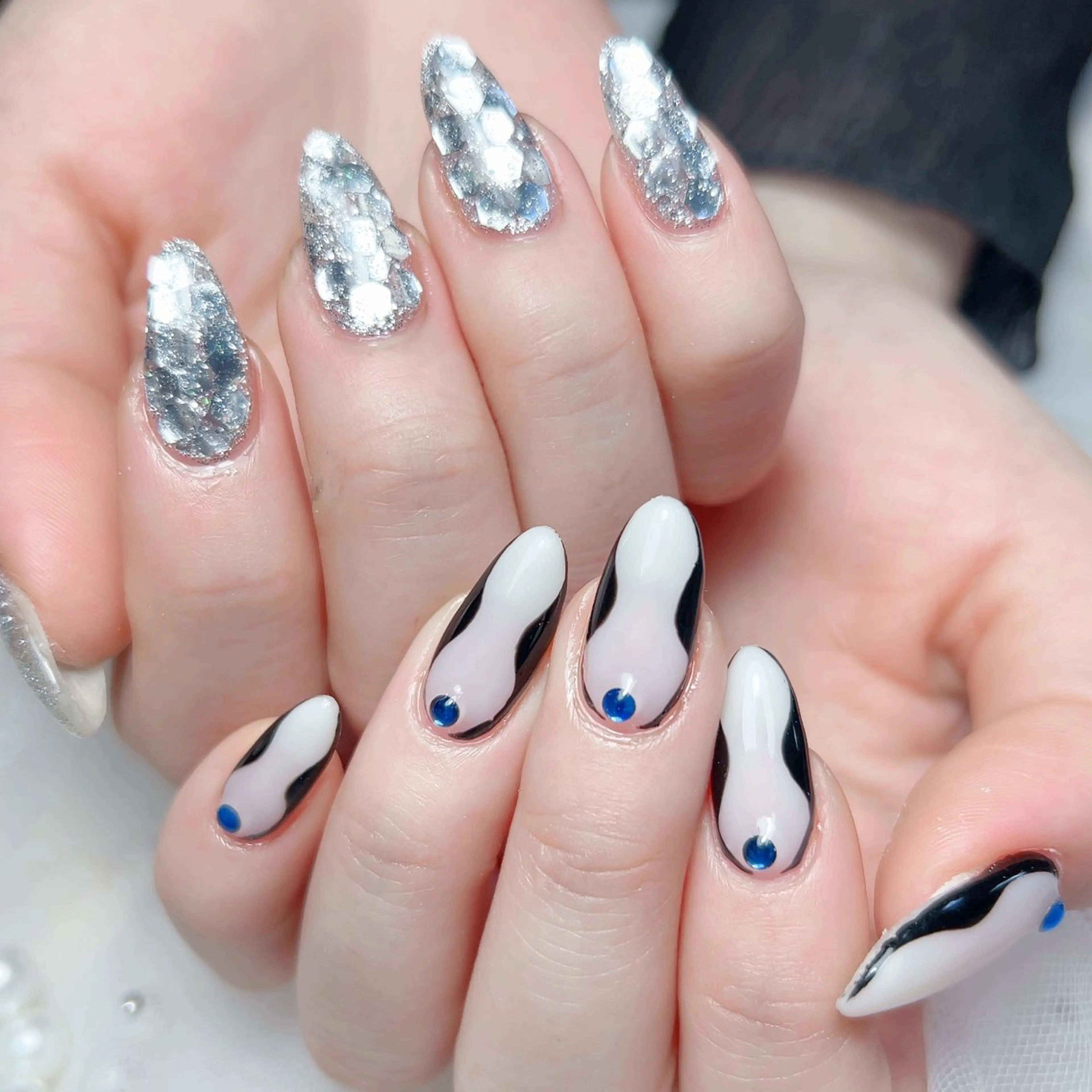ネイル ハンドネイル M🌷nail 長さだし専門店のネイルデザイン