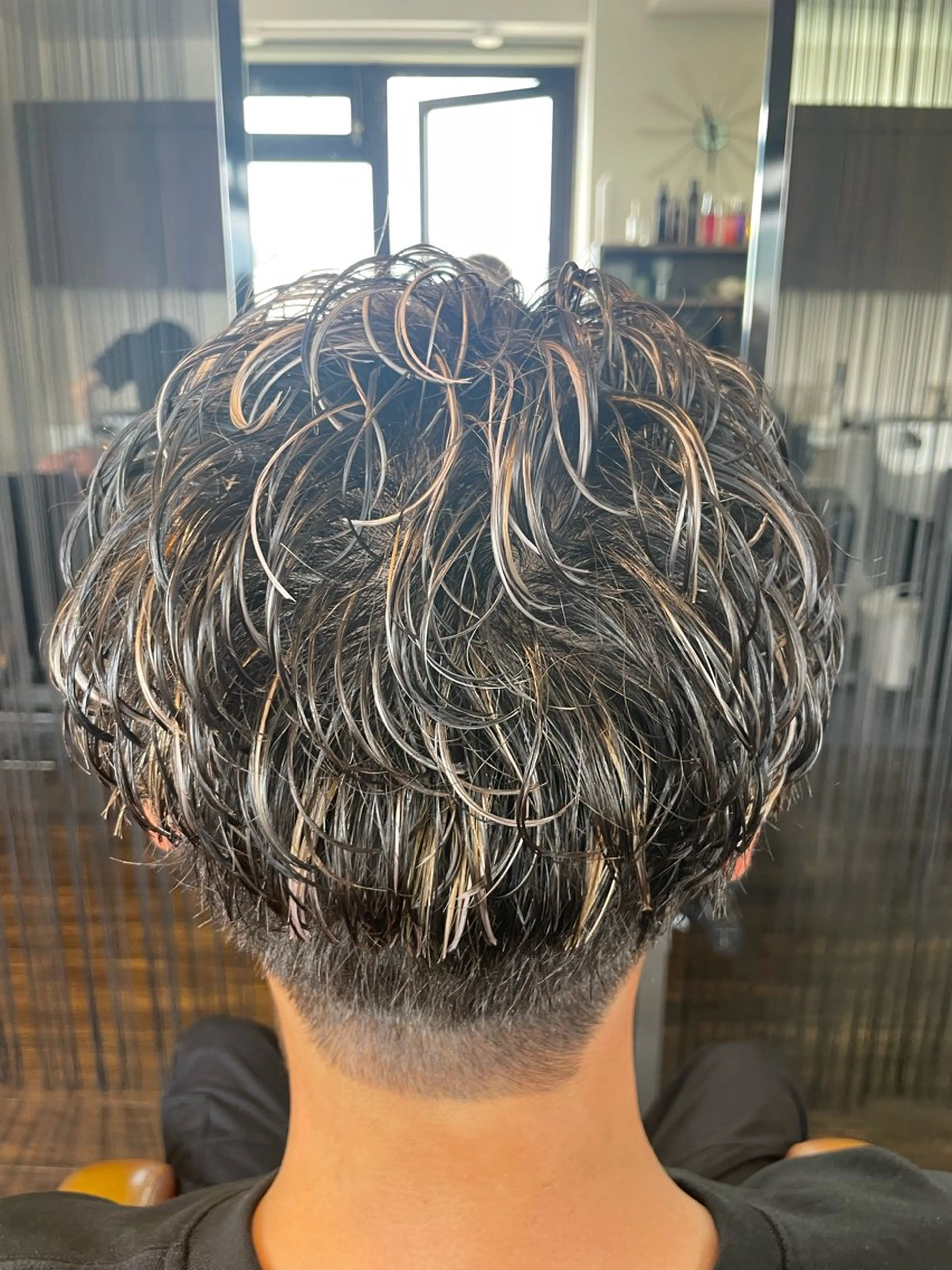 パーマ メンズ メンズメッシュ メンズパーマ カット パーマ 佐藤 綾郁のヘアスタイル