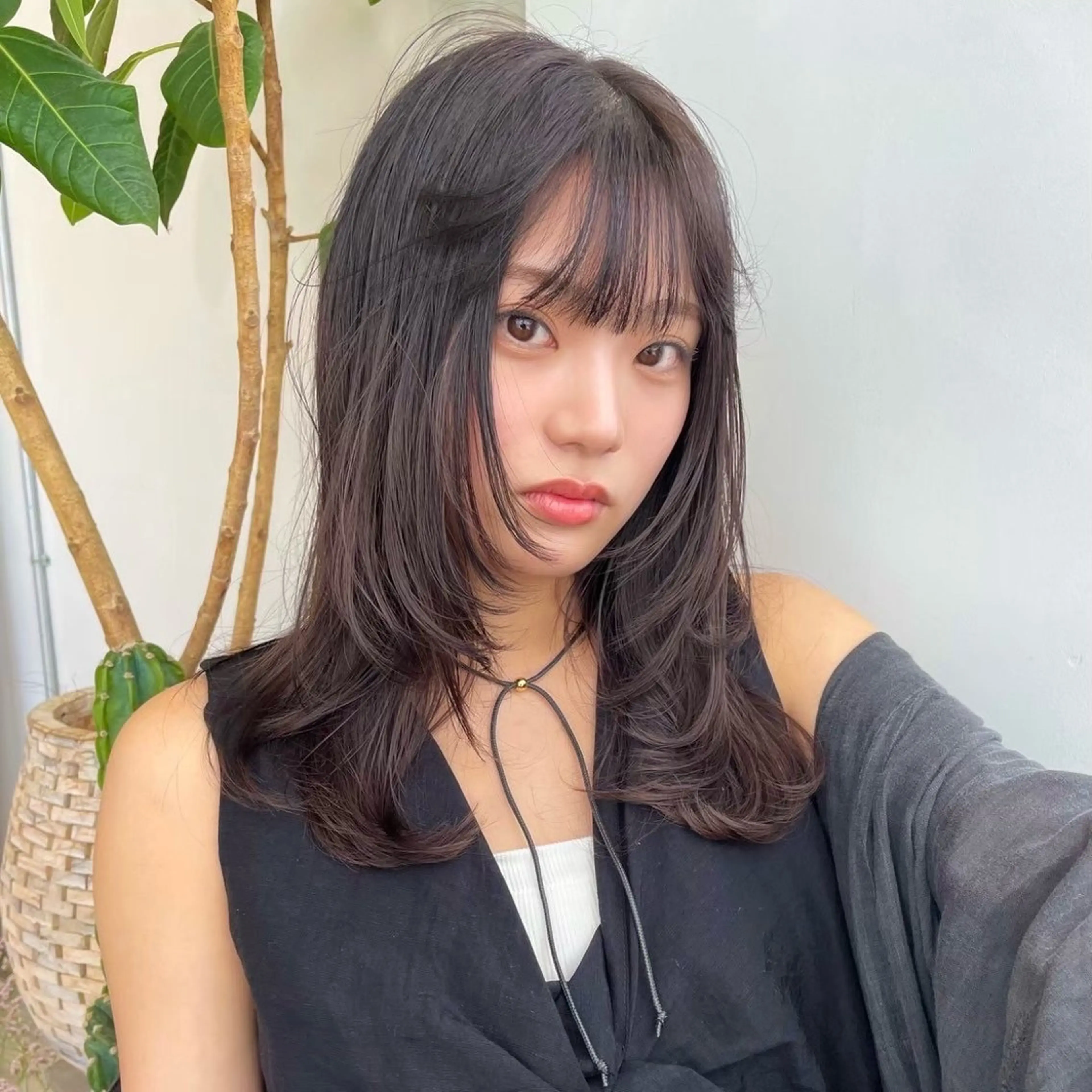 ロング カット ヘアカラー トリートメント 小森 祐希のヘアスタイル