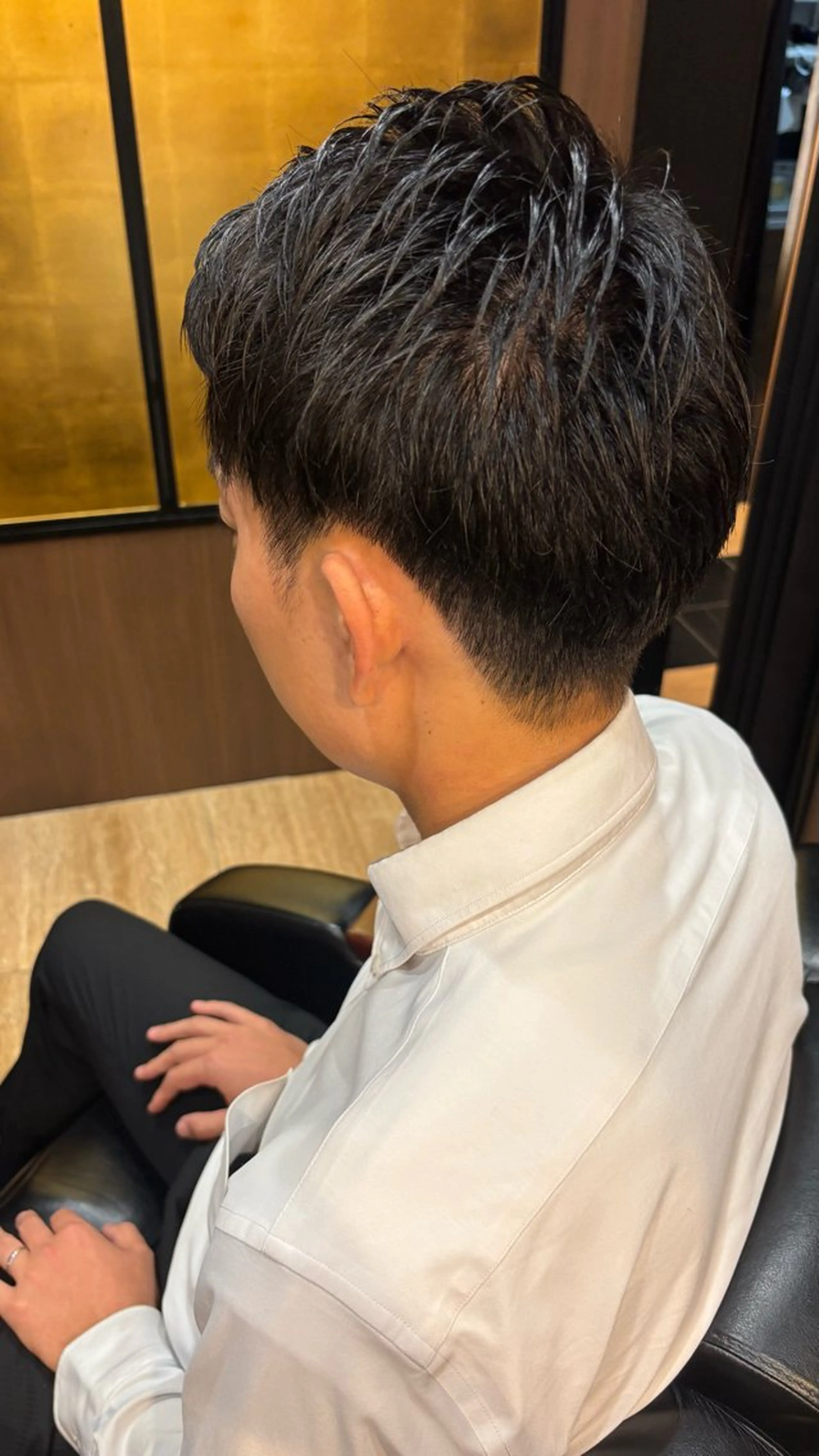 メンズ ビジネス ツーブロック 刈り上げ 松橋 海渡のヘアスタイル