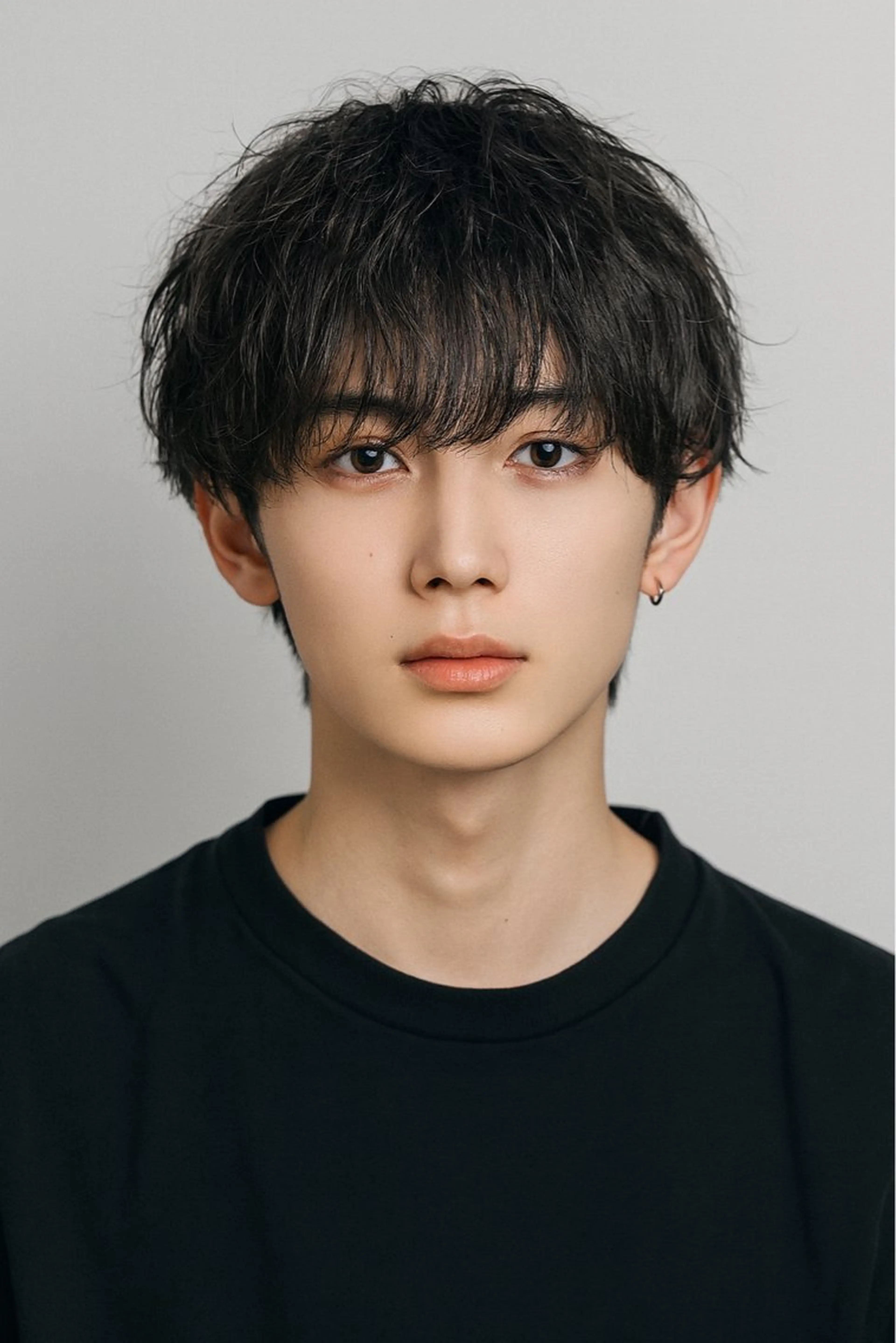 ショート カラー パーマ メンズ カット パーマ Gain池下 メンズのヘアスタイル