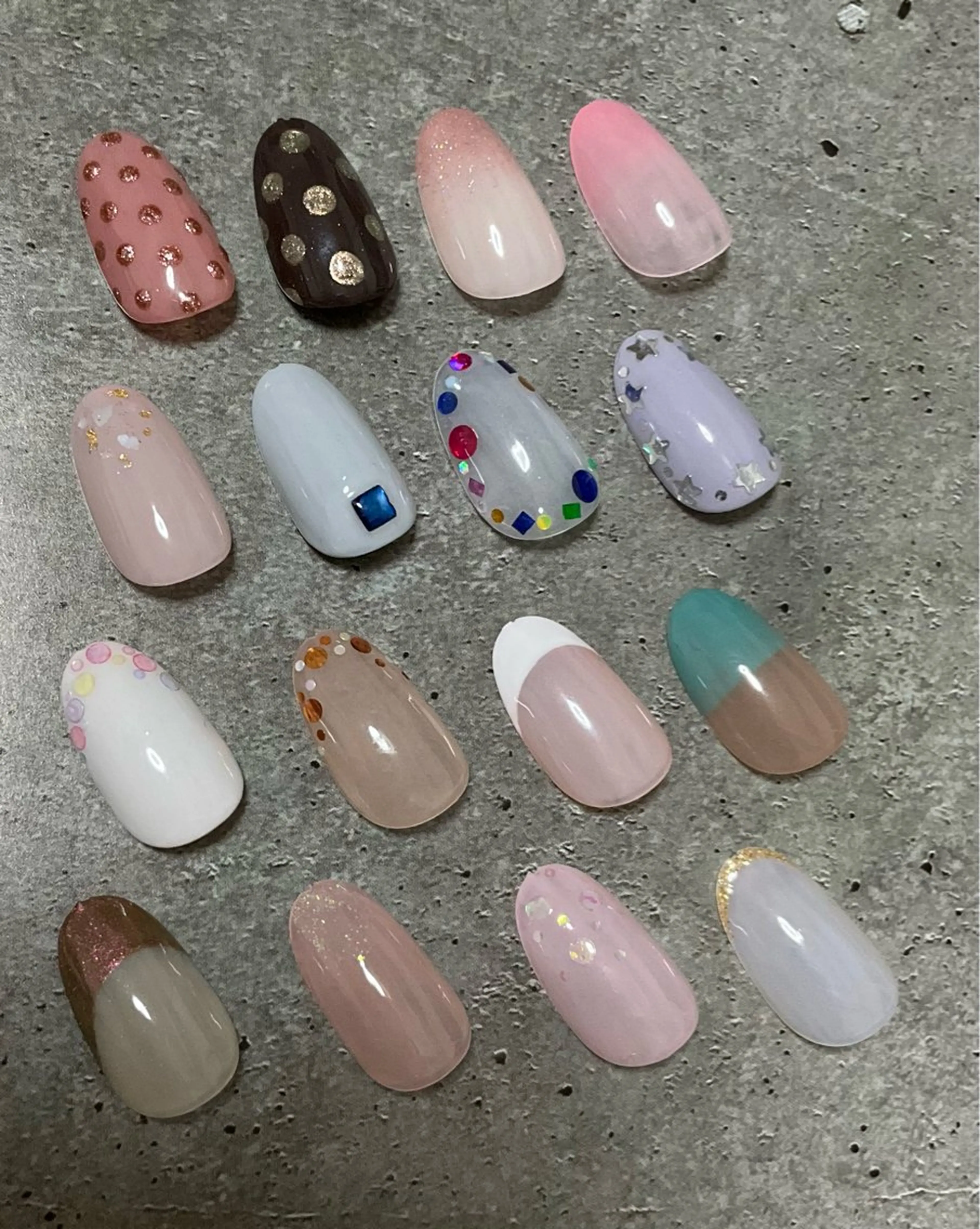 【オフィス向け】【オフあり】ハンド🤎シンプルアート付きの写真