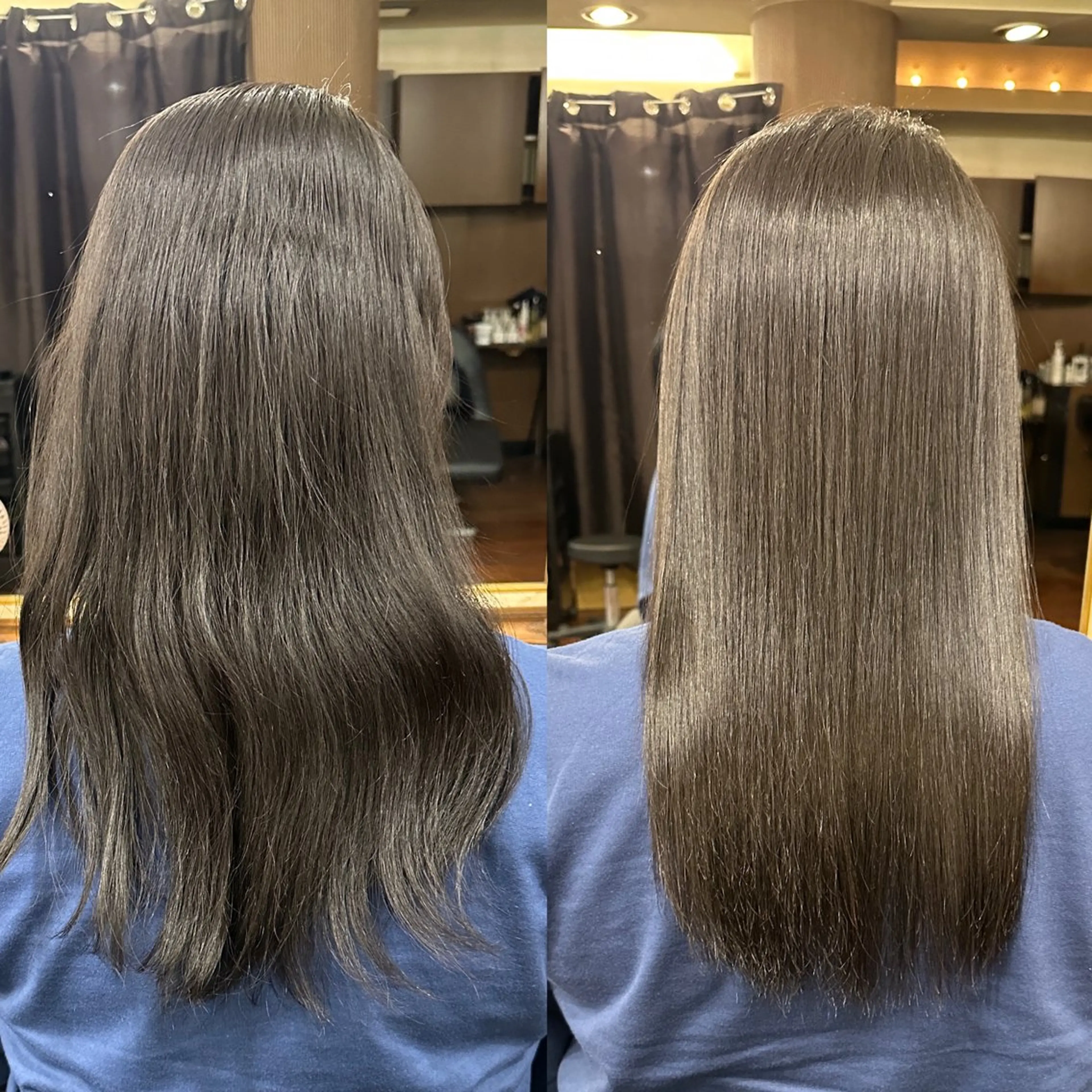 セミロング カット ヘアカラー トリートメント シェアサロン9seat所属・名古屋栄の髪質改善 トリートメント/清田のヘアスタイル