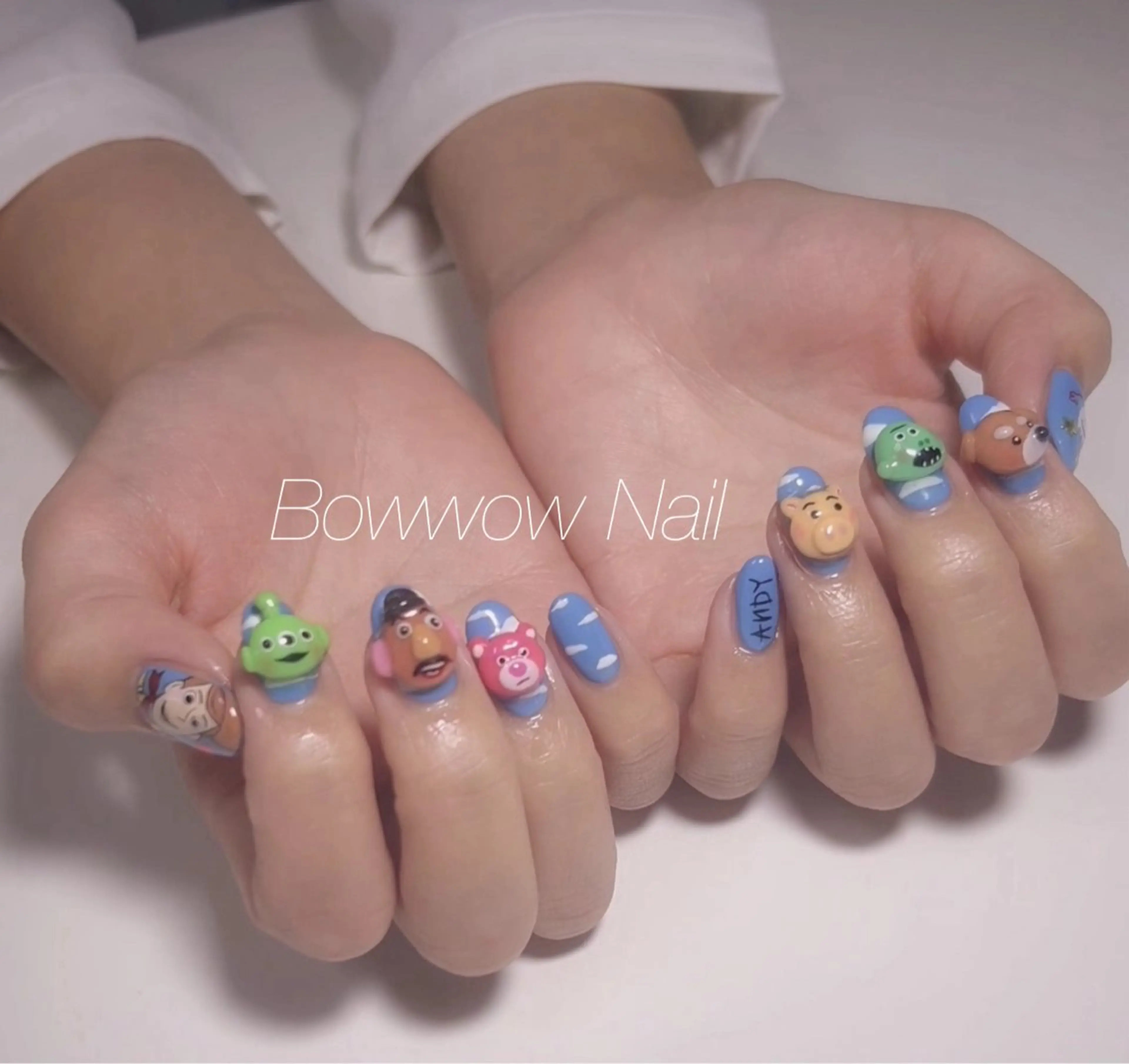 ネイル アートネイル Bow wow Nail さや🧸のネイルデザイン