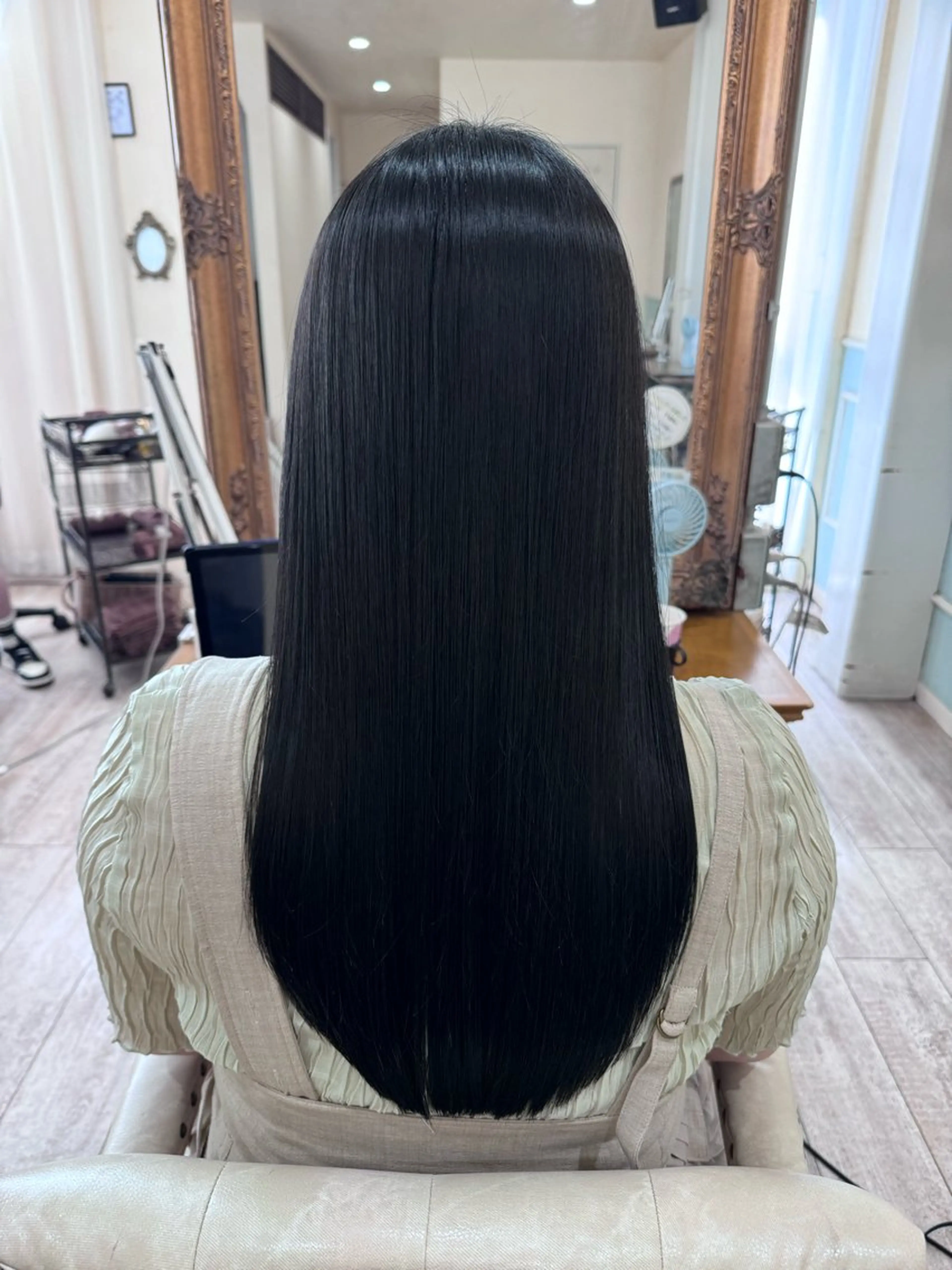 ロング カラー 髪質改善 レイヤーカット カット ヘアカラー 縮毛矯正 トリートメント 新越谷noble店長 松本拓也▶◀*.のヘアスタイル