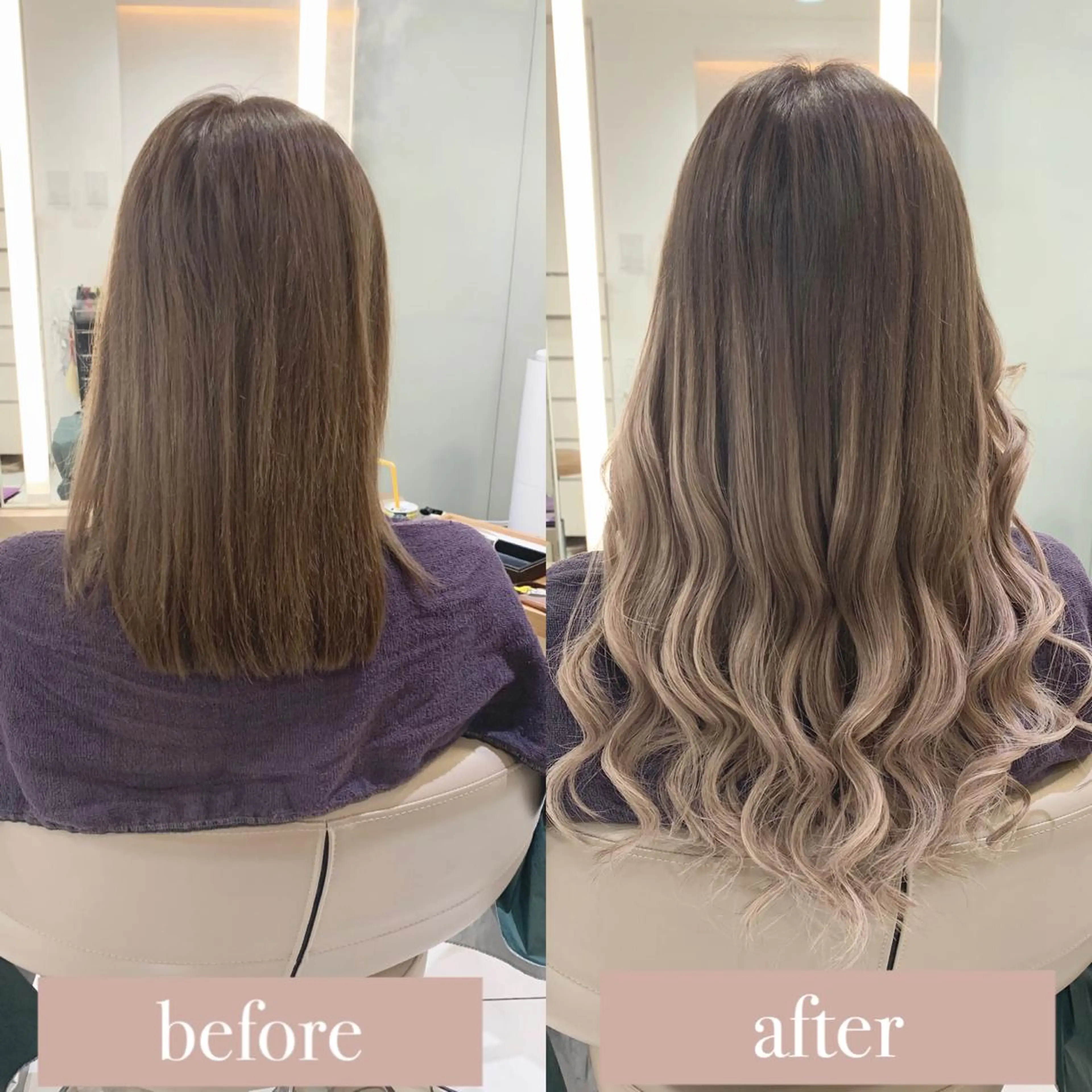 ロング カラー シールエクステ エクステ カット ヘアカラー トリートメント エクステ エクステ　ユノキ リョウタのヘアスタイル