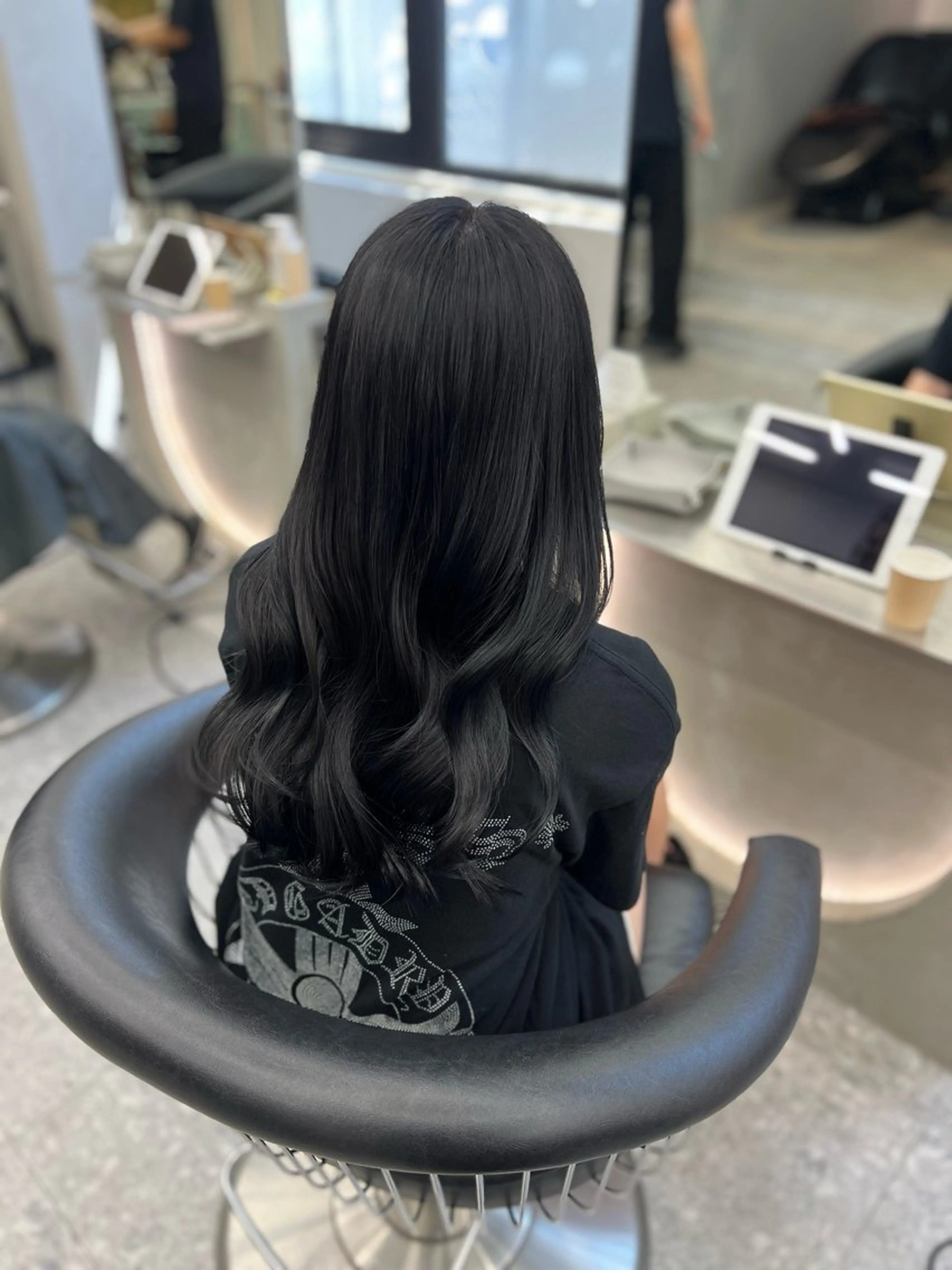 ロング カラー 透明感カラー カット ヘアカラー トリートメント Hiroki 韓国ヘア🇰🇷のヘアスタイル