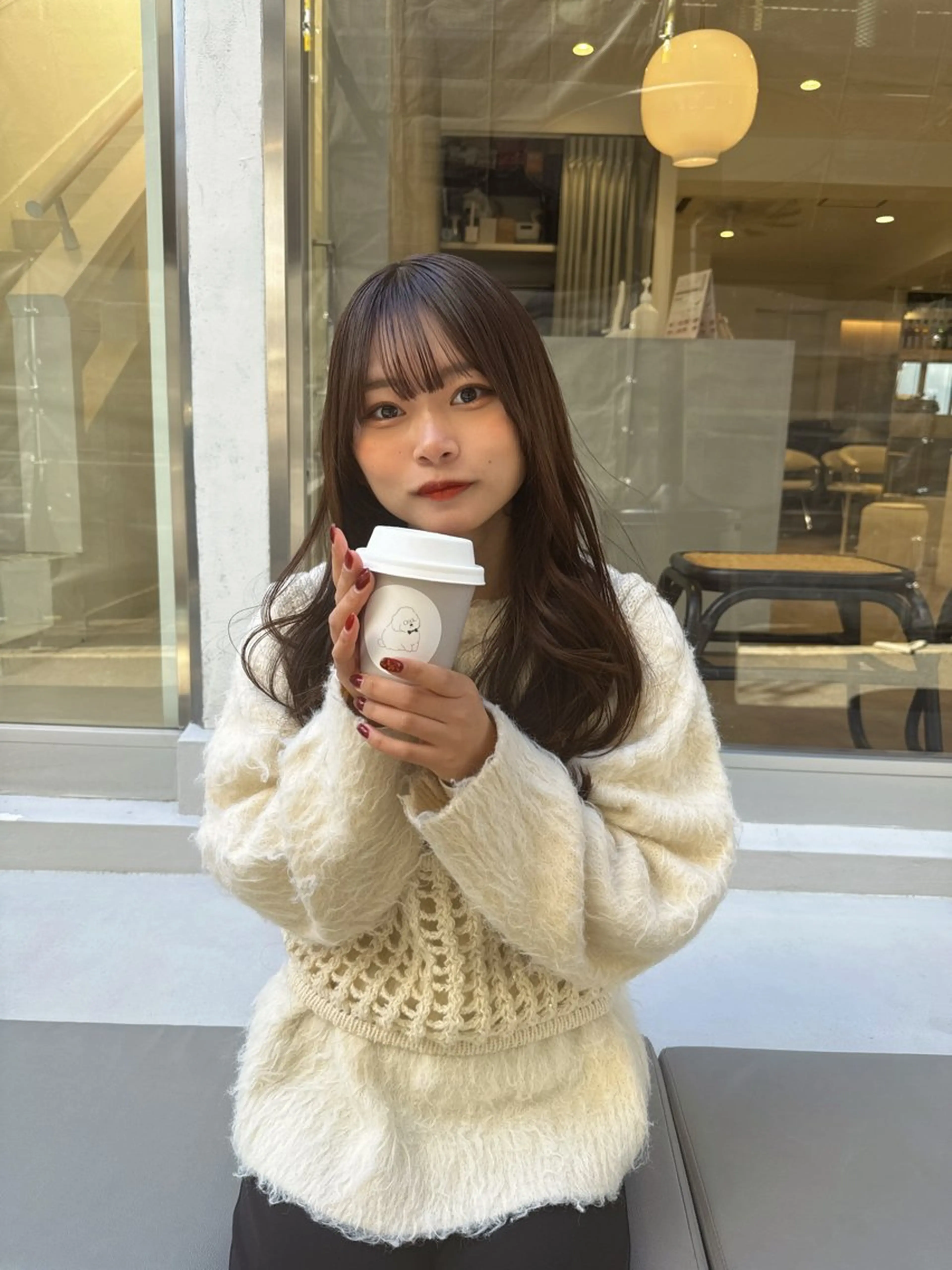 ミディアム カラー カット ヘアカラー トリートメント 原宿/艶仕上げ 🫧TAISEIのヘアスタイル