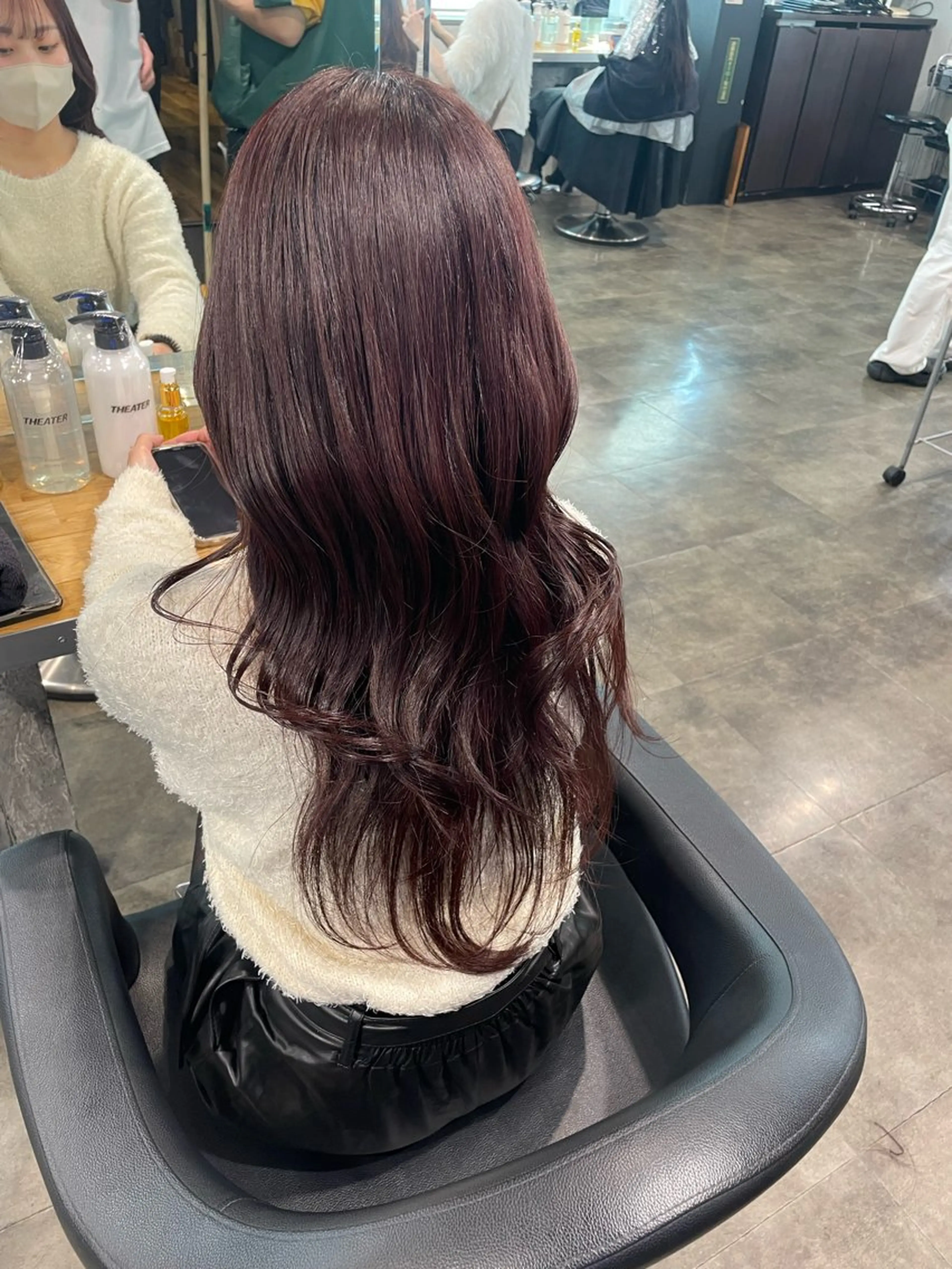 ロング カット ヘアカラー トリートメント ヘッドスパ ヘアセット ハイトーンブロンド 横浜💞ミオのヘアスタイル