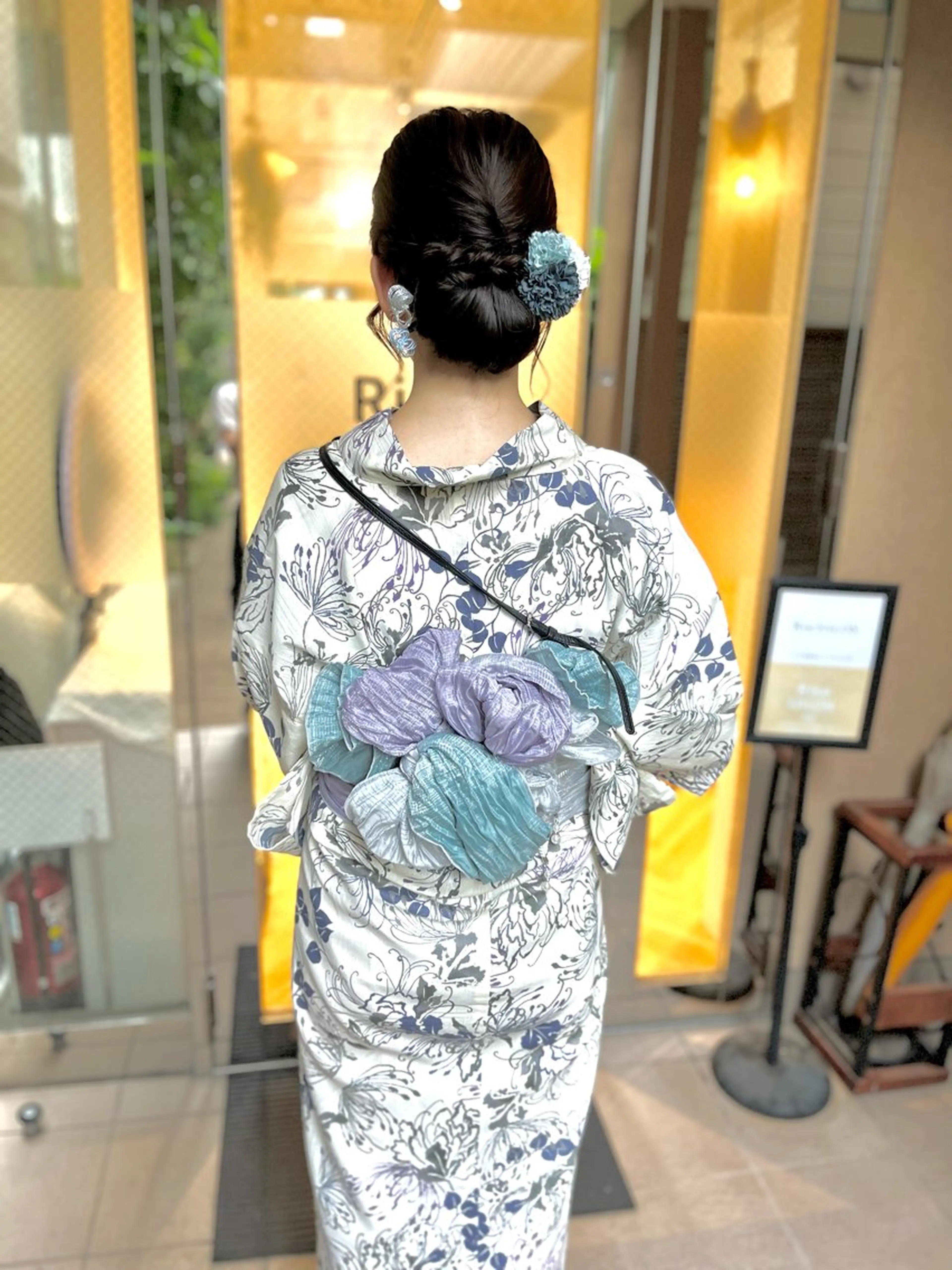 ヘアセット 似合わせヘアメイク 💐オダギリチアキのヘアスタイル