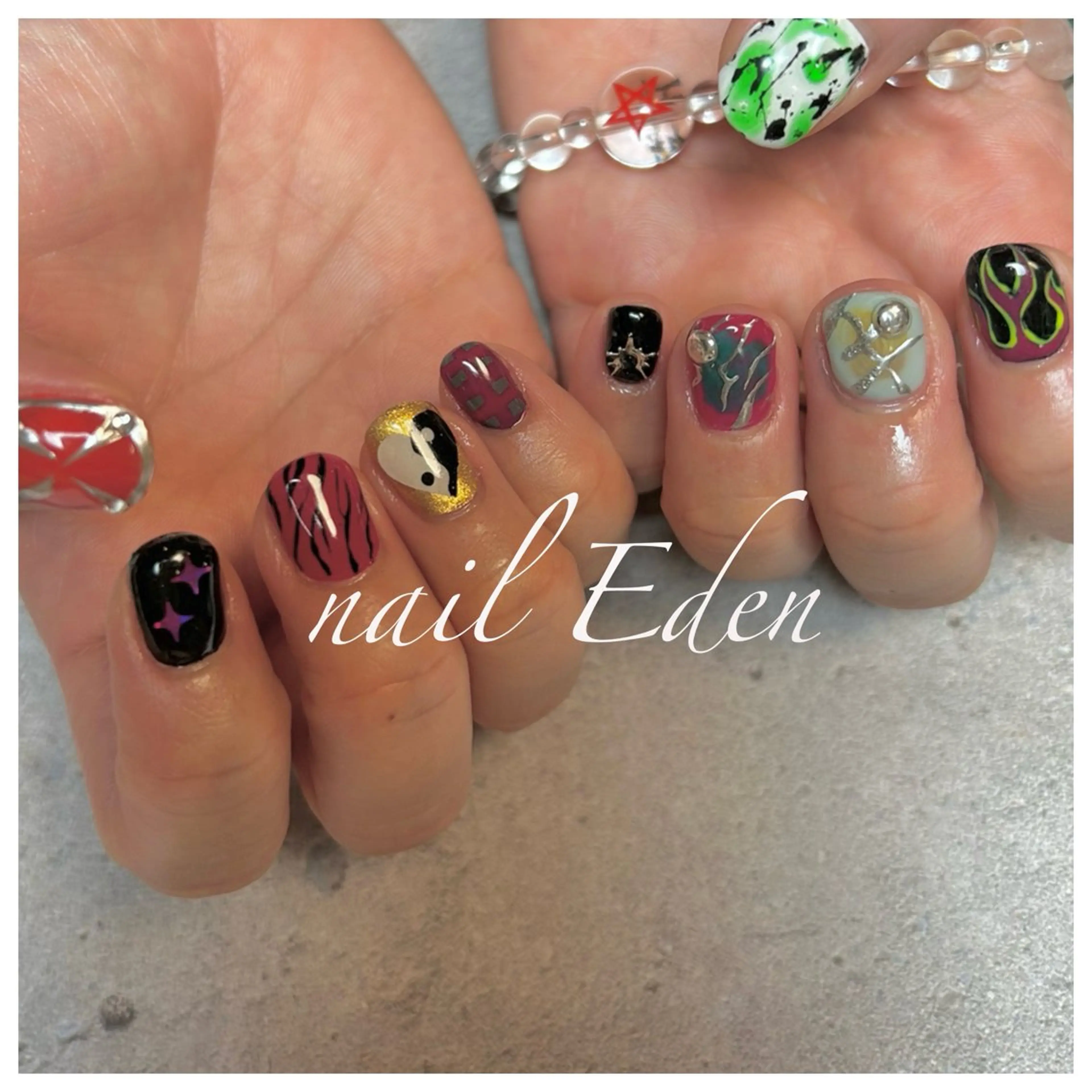ネイル 持ち込み ハンドネイル ハンドケア Eden　private nail saron所属・Eden ♾️のネイルデザイン