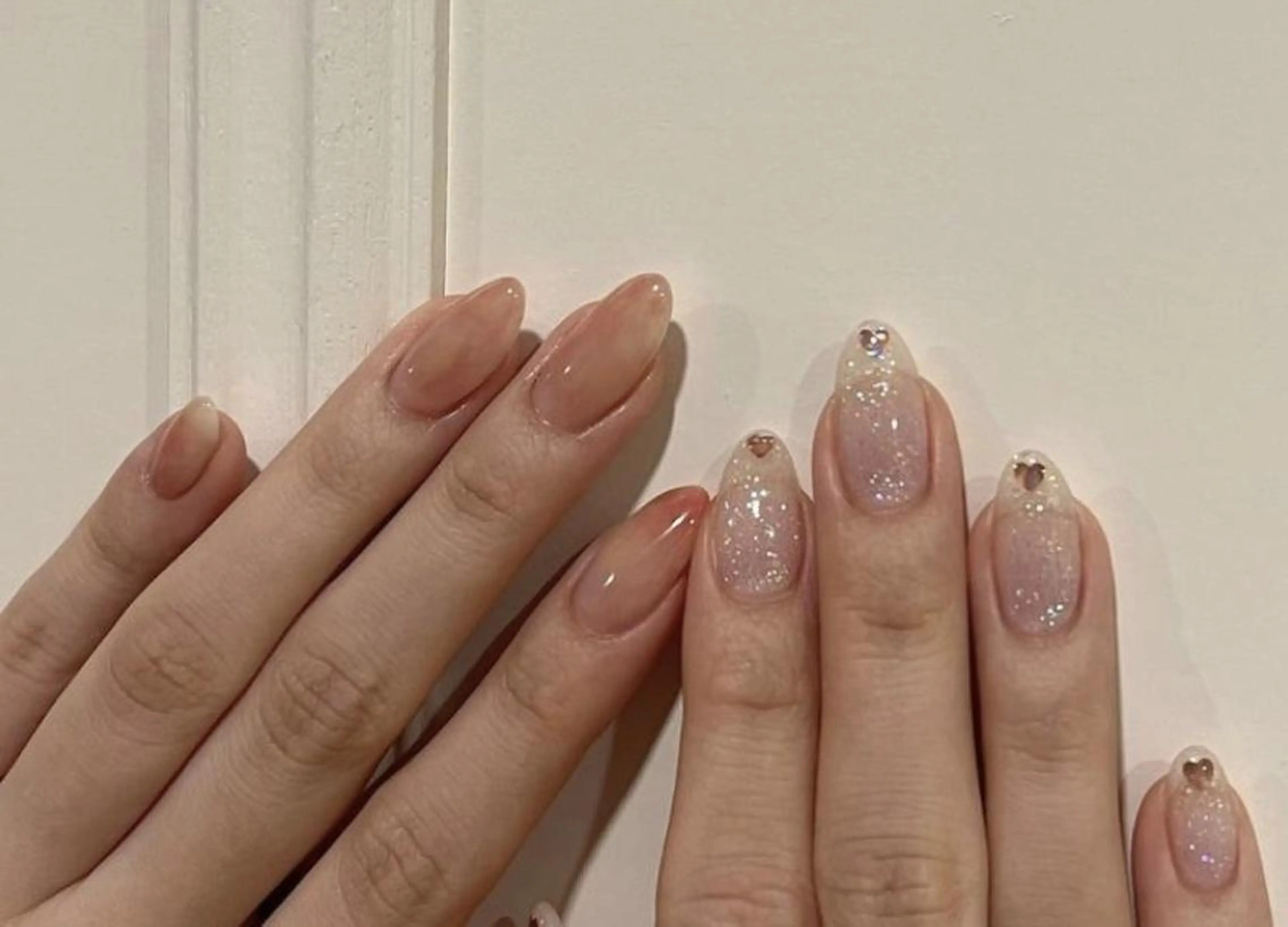 ネイル ki🍒🍒 ki ツルツルネイルのネイルデザイン