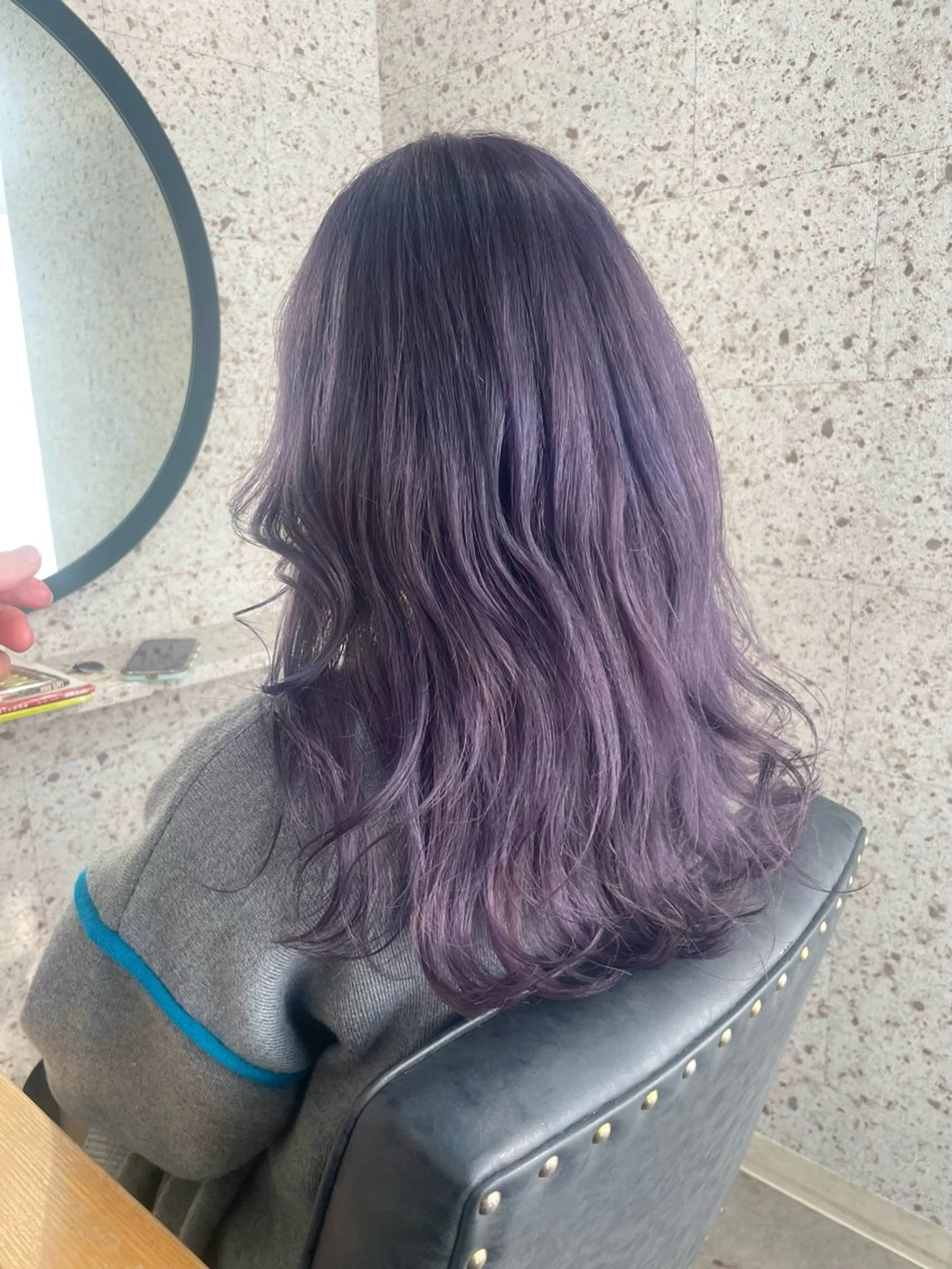 ロング カラー ラベンダーカラー ヘアカラー トリートメント lani hair salon所属・SHOTO ハイトー ン/デザインカラーのヘアスタイル