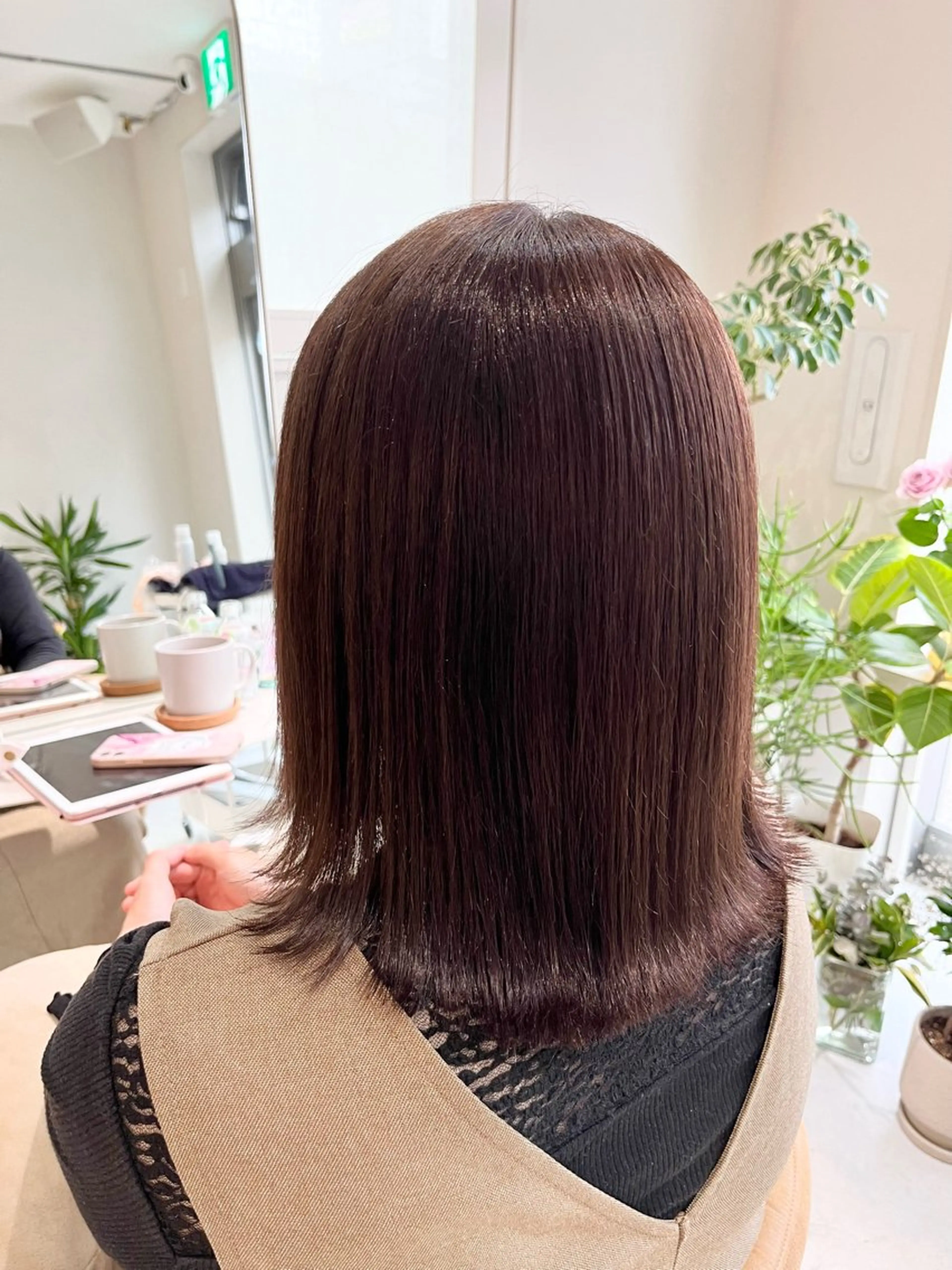 ミディアム カラー 透明感カラー 暖色カラー／ ヘアセット🌛櫻井舞のヘアスタイル